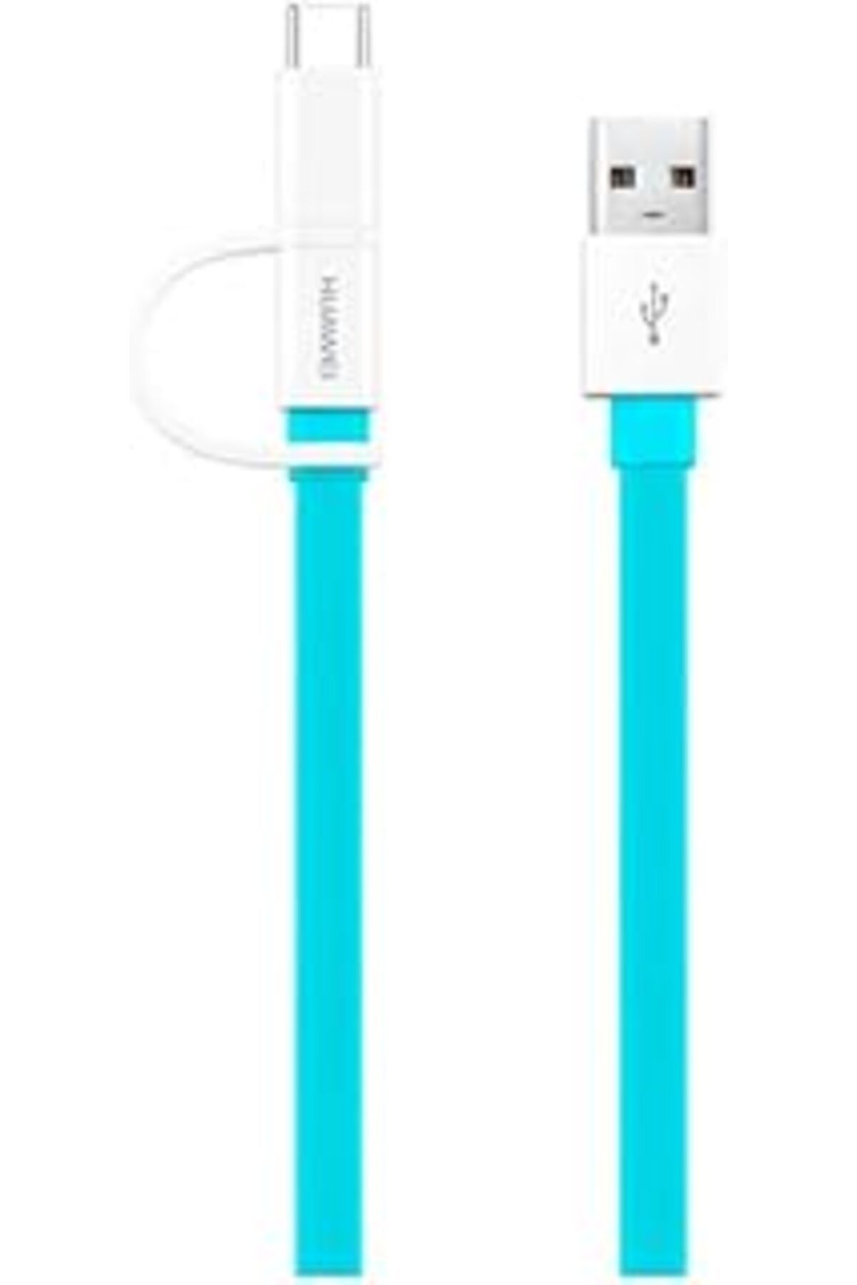 jupiter global bazaar Huawei Cp55S 2'Li Micro Usb/Type-C Kablo, Mavi