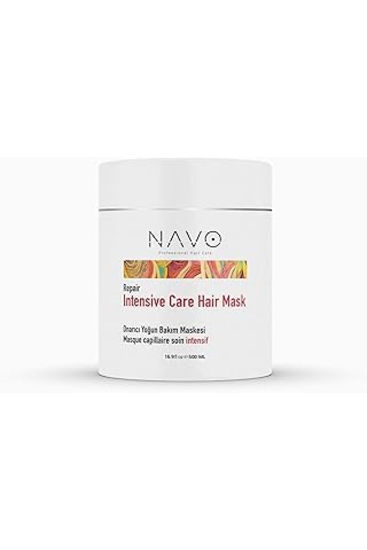 NZM TİCARET Navo Professional Hair Care Yoğun Bakım Saç Maskesi, Yıpranmış Ve İNce Saçlar Için Onarıcı, Keratin