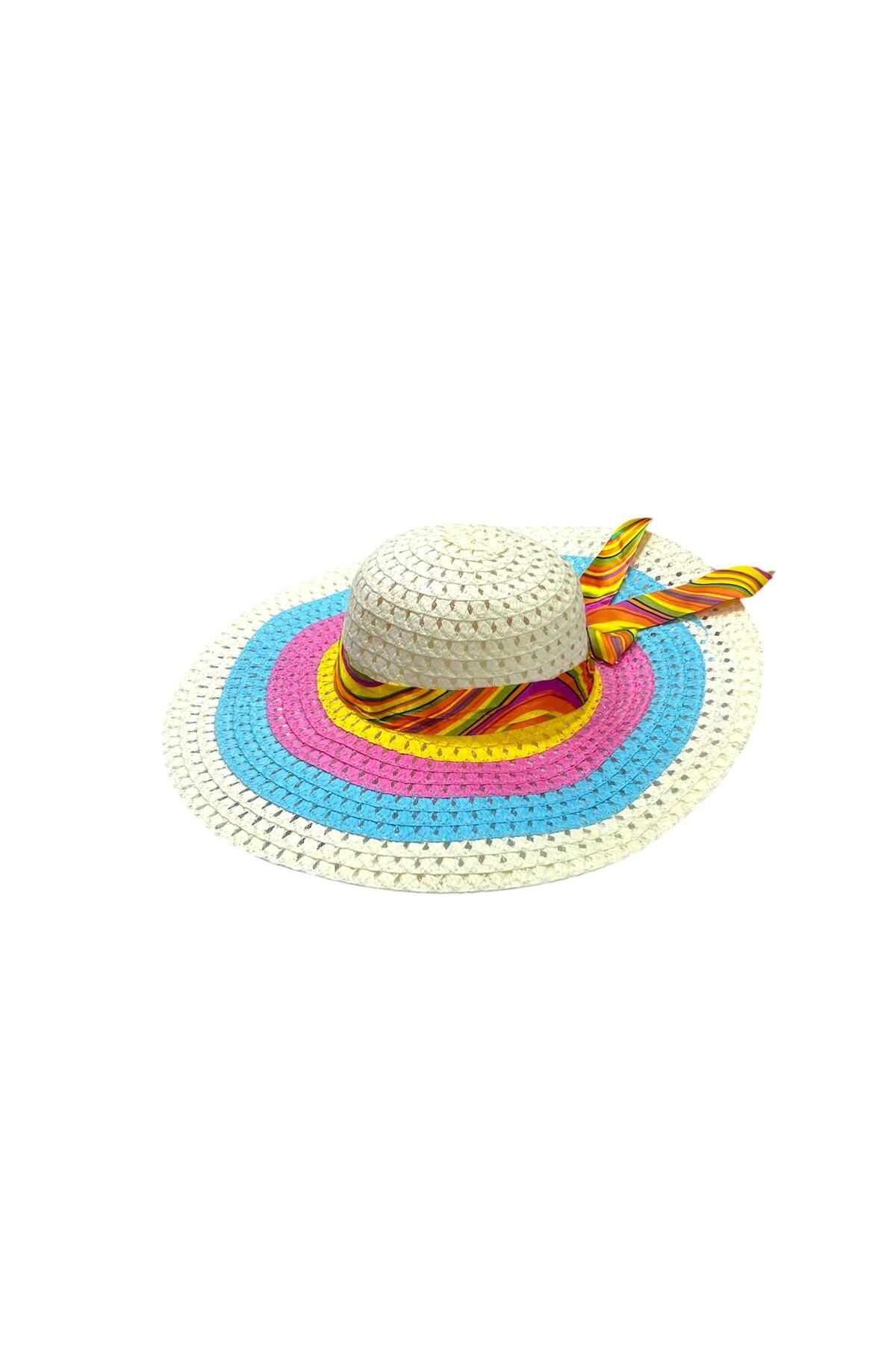 ATK ATAKAN ŞAPKA AKSESUAR-Women's Rainbow Mercerized Trilby 1