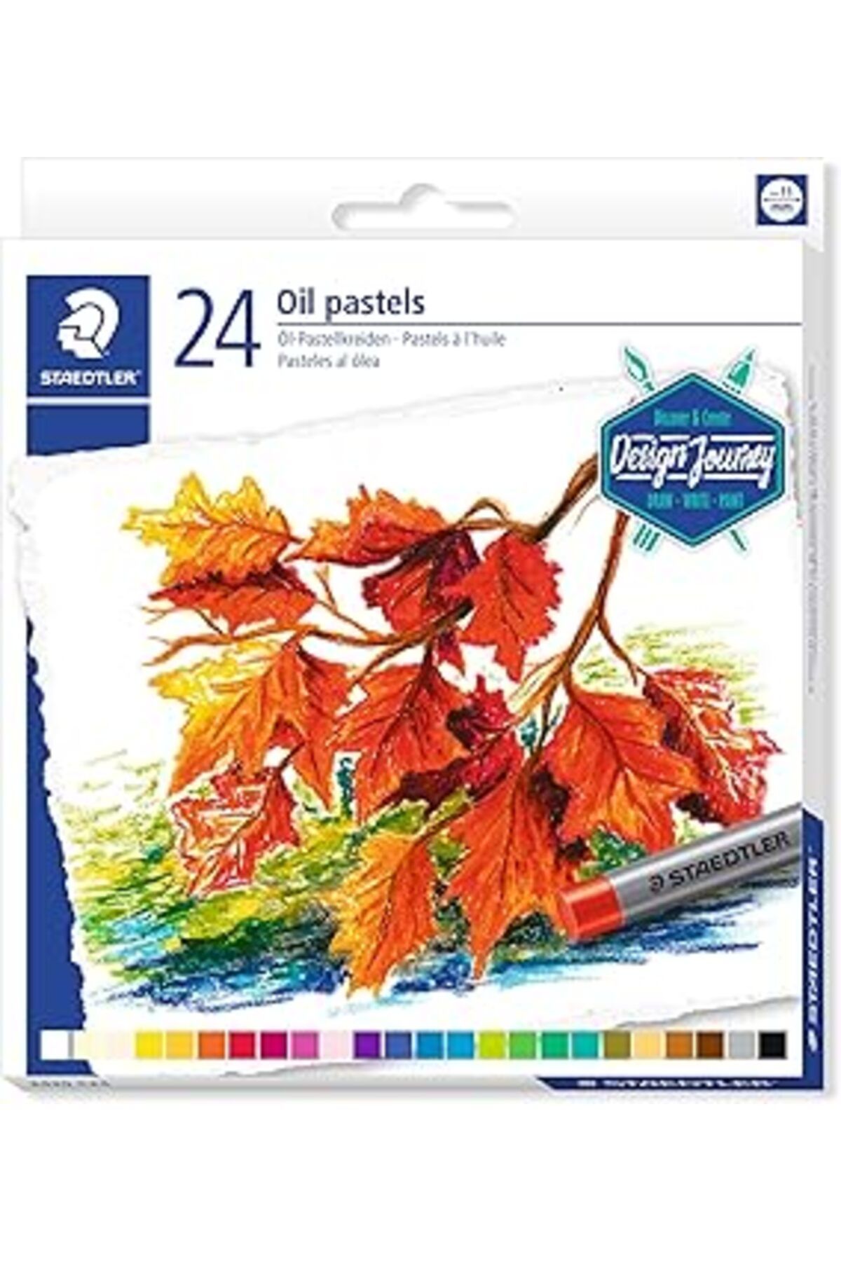 NZM TİCARET Staedtler 2420 C24 Karat Yağlı Pastel Boya 24'Lü