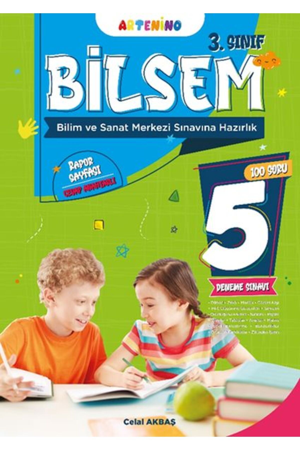 Artenino 3 Sınıf 2025 BİLSEM Sınavına Hazırlık 5li Deneme Sınavı
