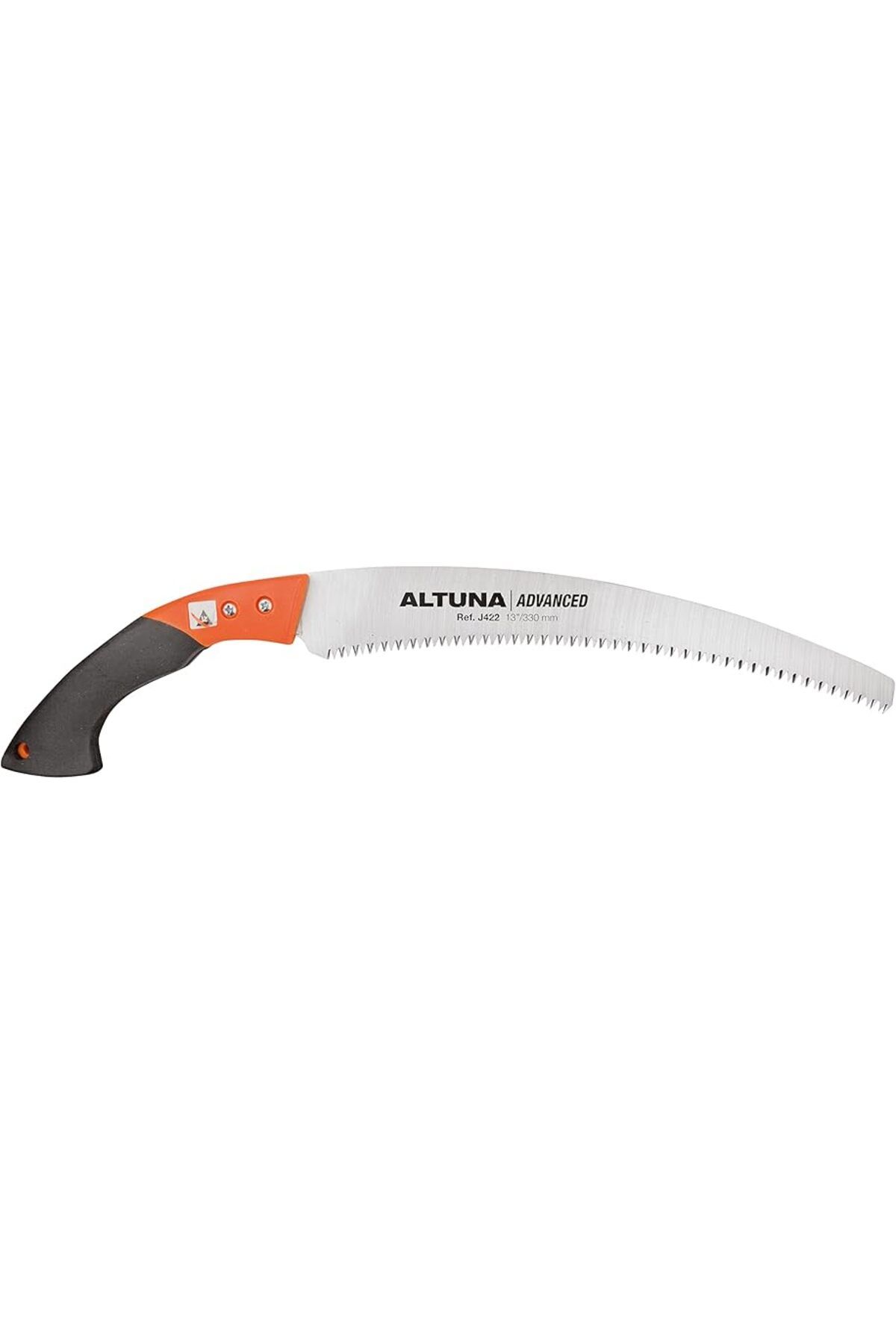 karadağsb Altuna J422 Budama Testeresi Kılıflı, Plastik Saplı, 33 Cm Testere Uzunluğu, Eğik Tip