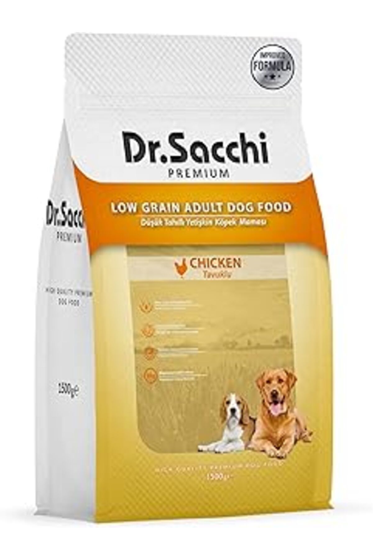 shop Dr.Sacchi Premıum Düşük Tahıllı Tavuklu Yşkin Köpek Sı 1,5 Kg