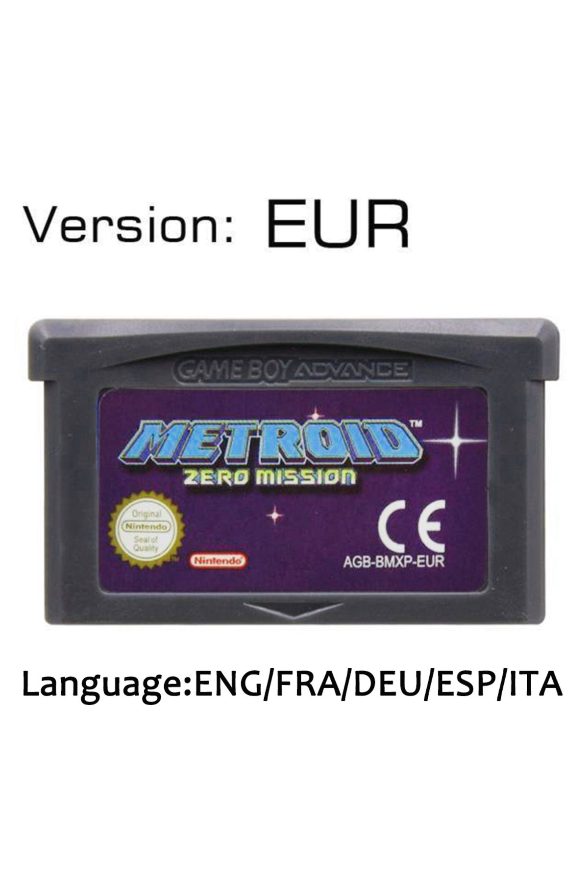Takara Tomy-Eur-zero Mission Metroid Series Gba Game 32-bit Video Game Cartridge Console Card Fusion Zero Missio 1