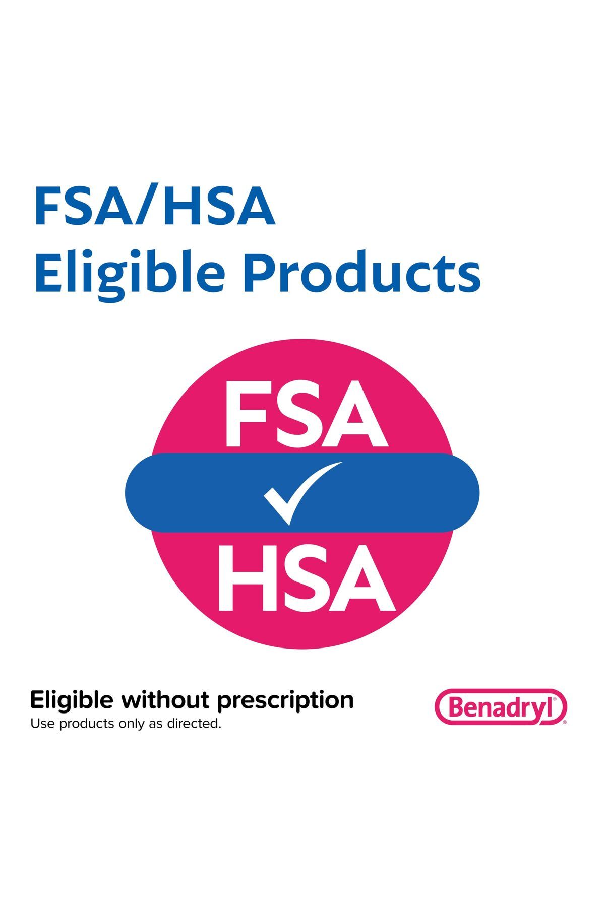 benadryl-Ultratabs Antihistamine, 25 mg Diphenhydramine HCl, 48 ct, Allergy & Cold Relief 6