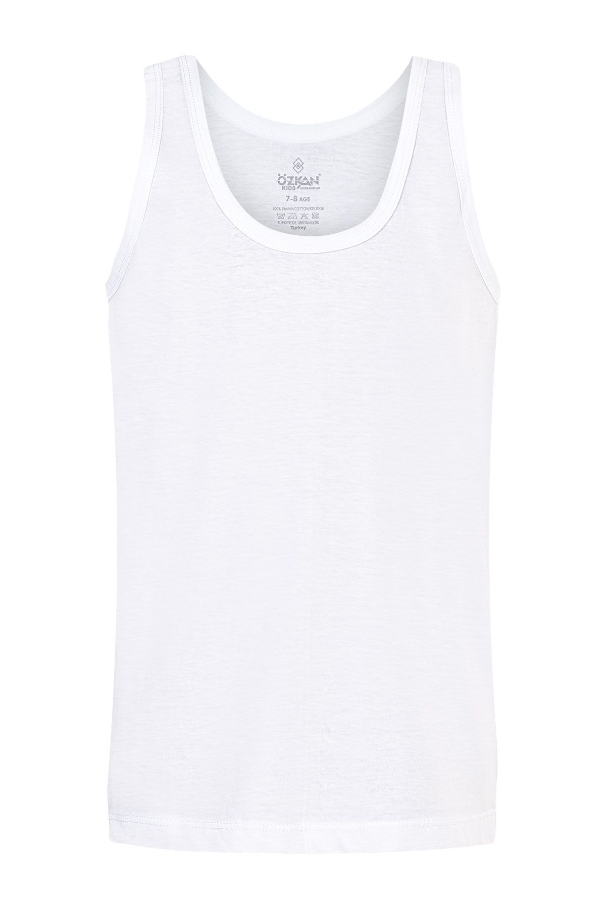 ÖZKAN underwear-Özkan 0801 3-Pack Boy 100% Cotton Rib Fabric Flexible Comfortable Undershirt 3