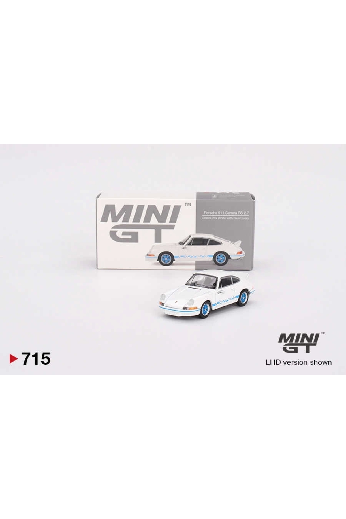 mini gt MGT00715 1/64 Porsche 911 Carrera RS 2.7 Grand Prix White