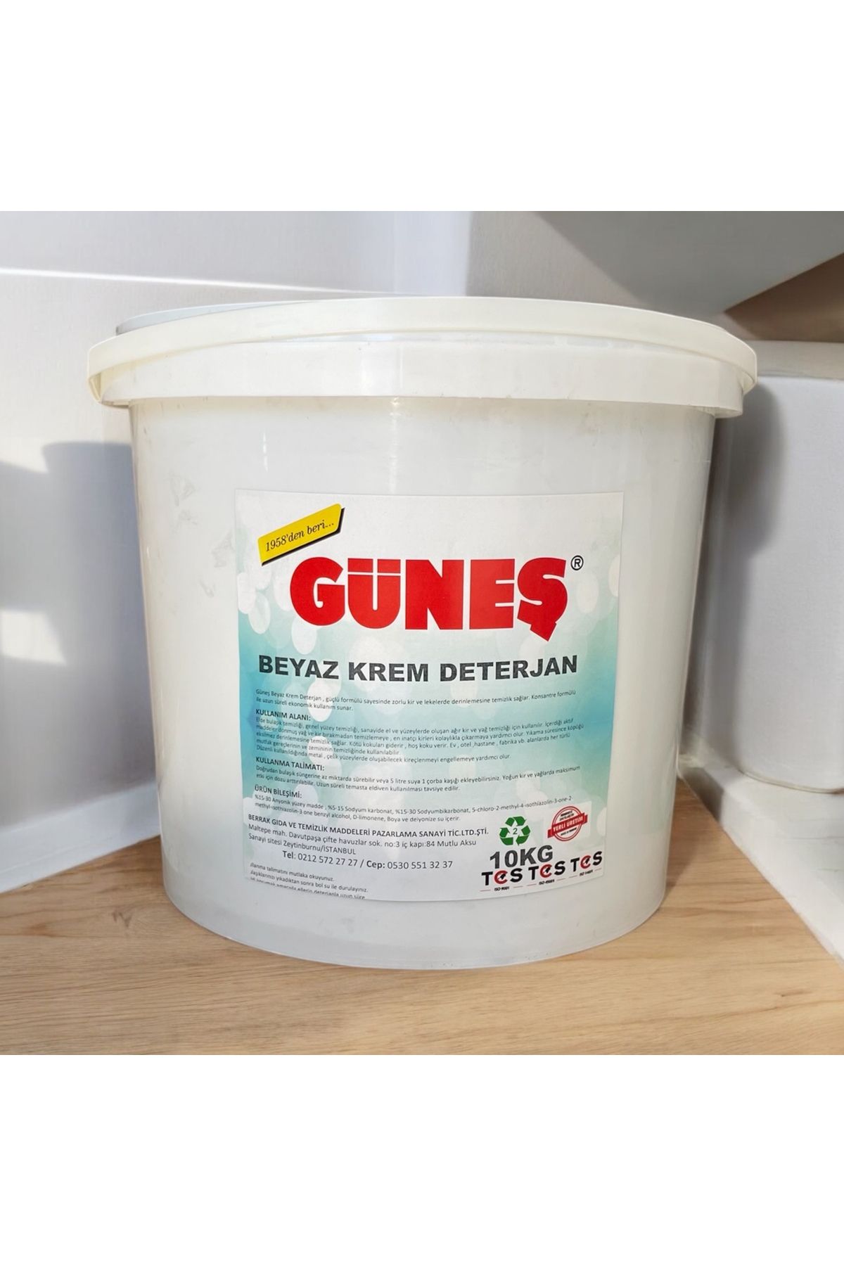 Güneş GÜNEŞ BEYAZ KREM DETERJAN 10KG