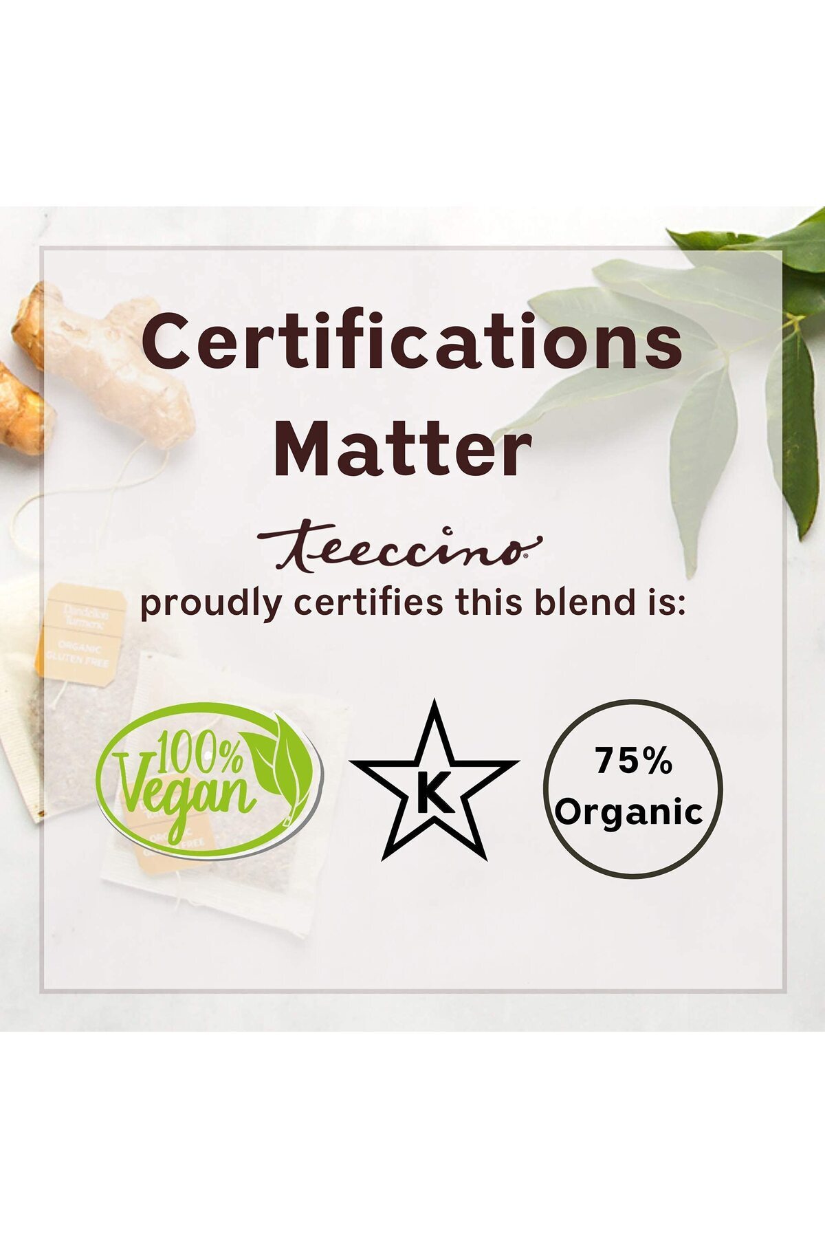 Teeccino-Hazelnut Chicory Coffee Alternative - Prebiotic, Caffeine-Free, Acid-Free, Medium Roast, 11 oz 6
