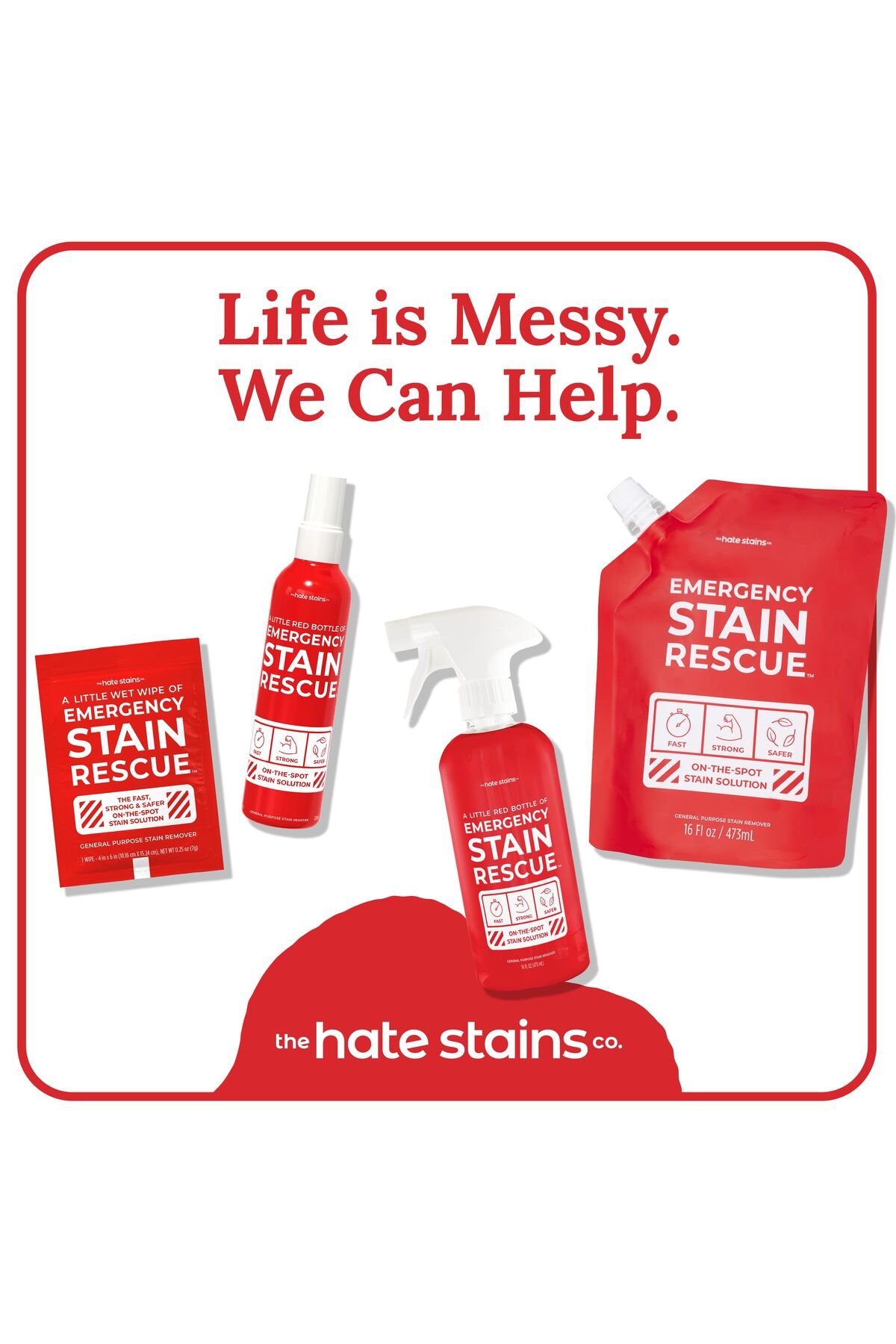Emergency Stain Rescue-Laundry Stain Remover Spray – 4oz for Clothes, Upholstery, Carpet – Removes Tough Stains 9