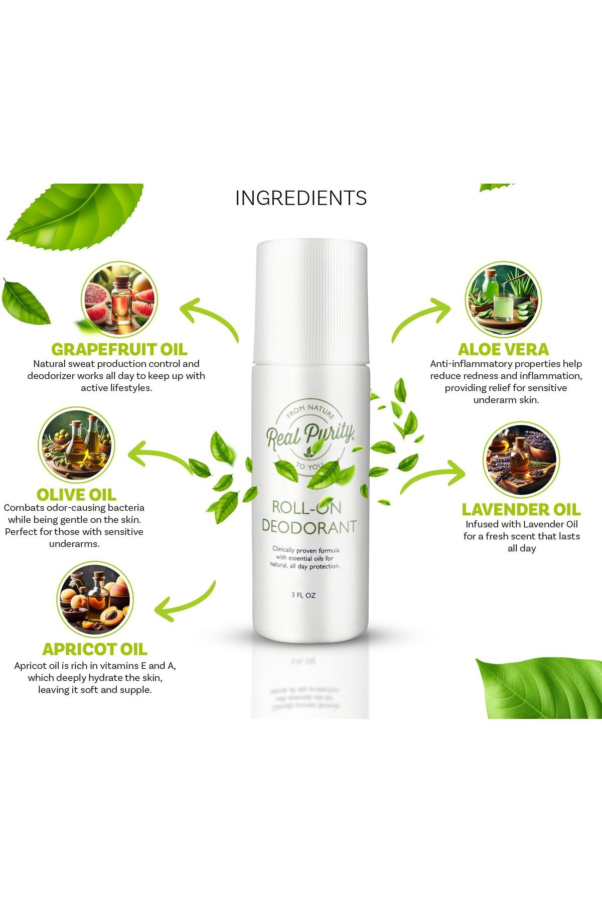 Real Purity-Roll-On Natural Deodorant 2