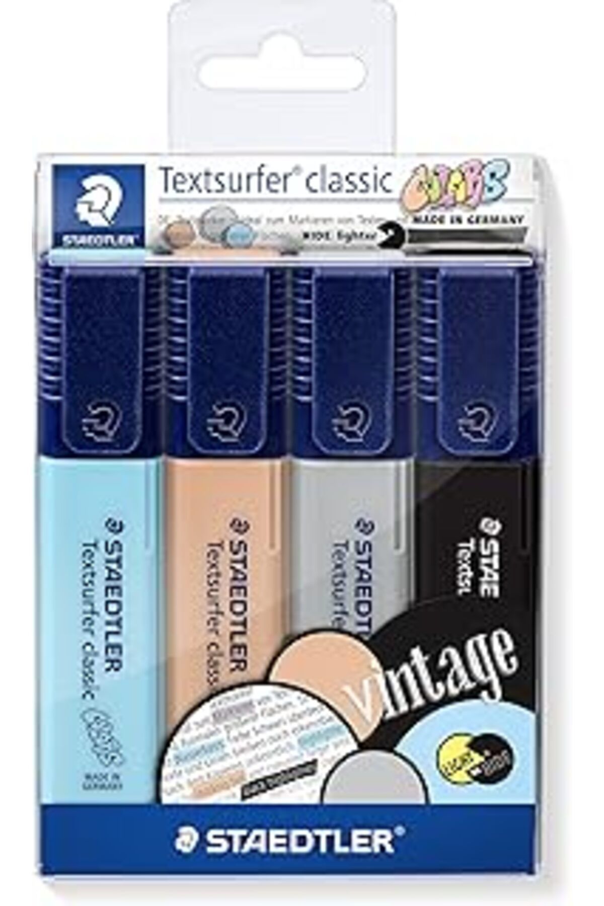 NETWORK ART Staedtler 364 CWP4 Textsurfer Classic Pastel Fosforlu Kalem 4'Lü Blister