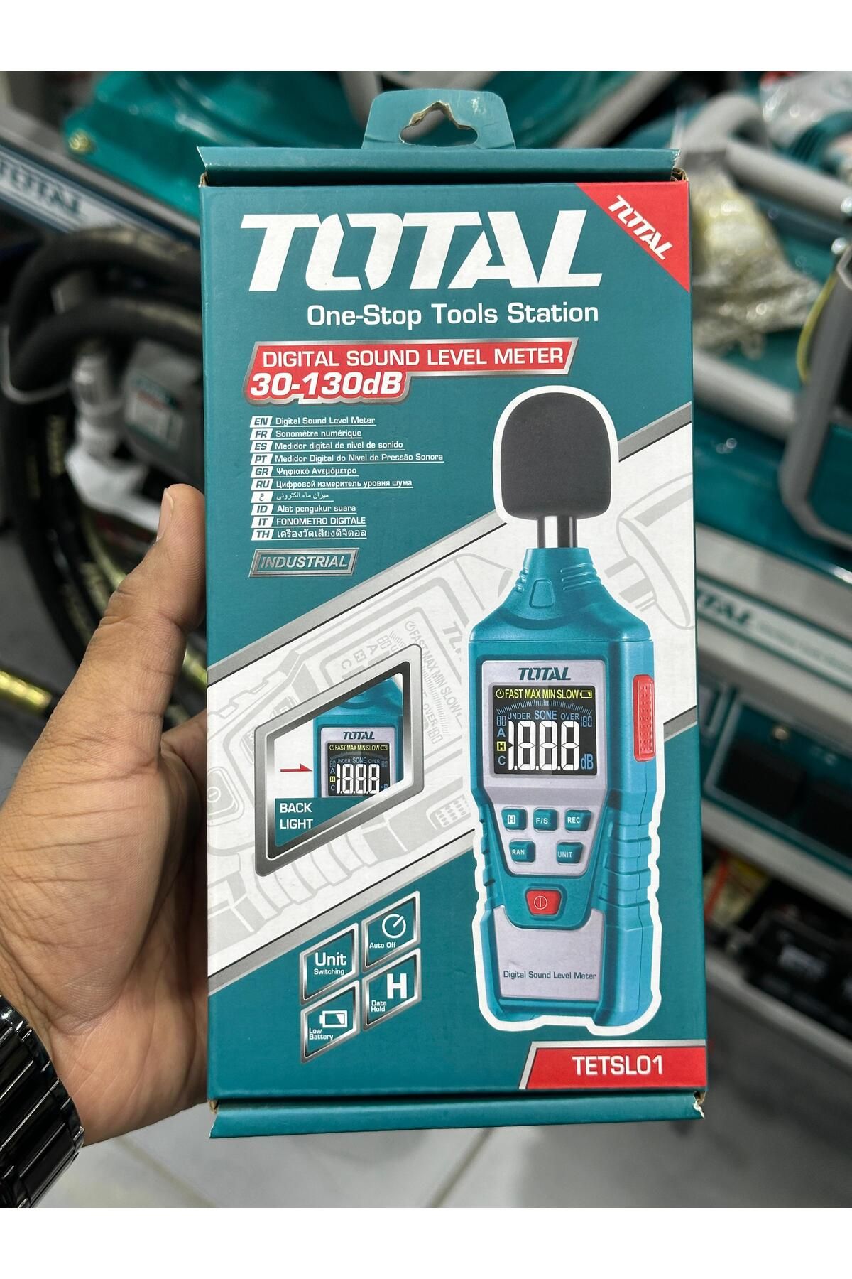 TOTAL-جهاز قياس مستوي الصوت 30-130db توتال Tetsl01 8