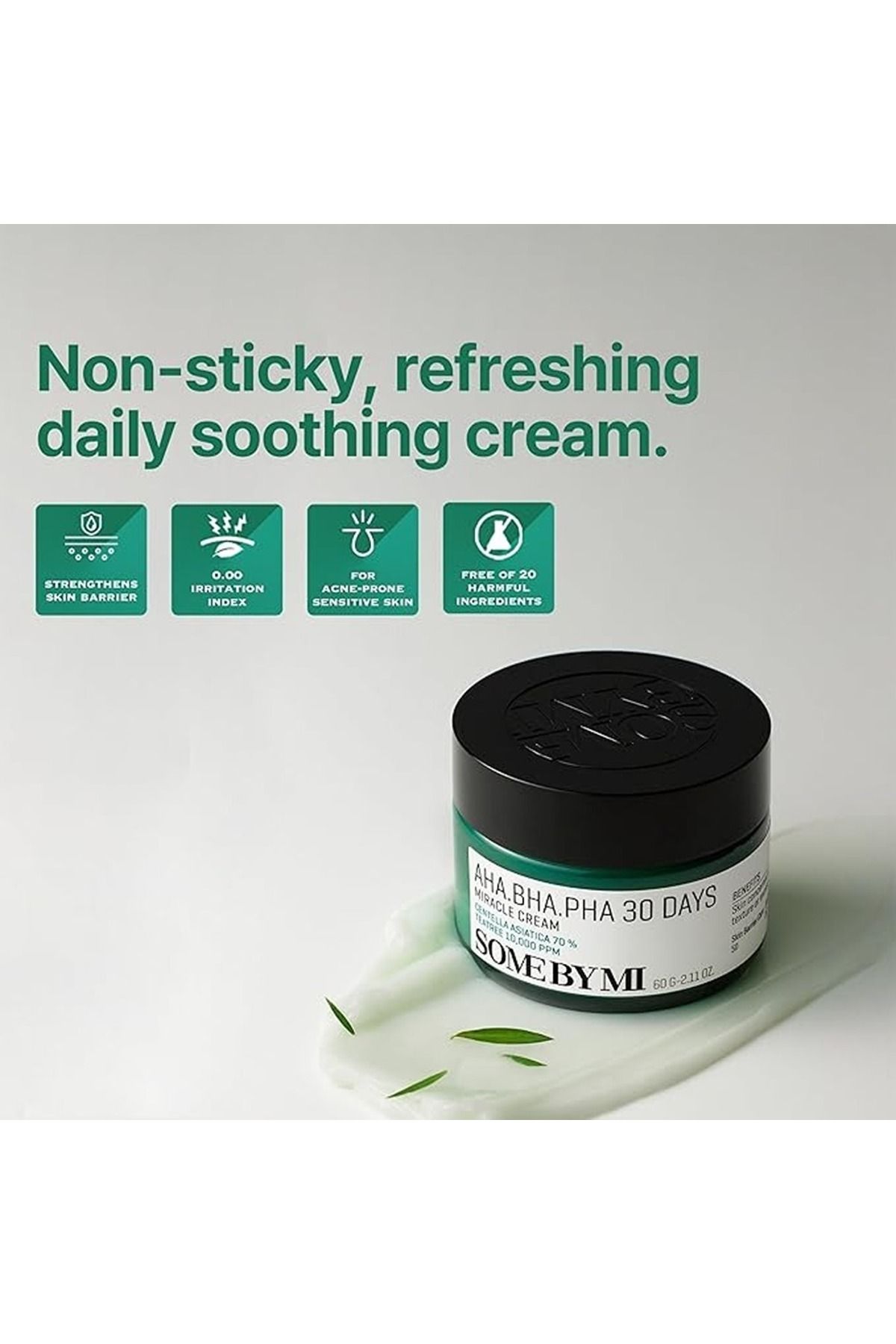 Some By Mi-Korean AHA BHA PHA 30 Days Miracle Cream - Made From Tea Tree Leaf Water - 60Ml 5