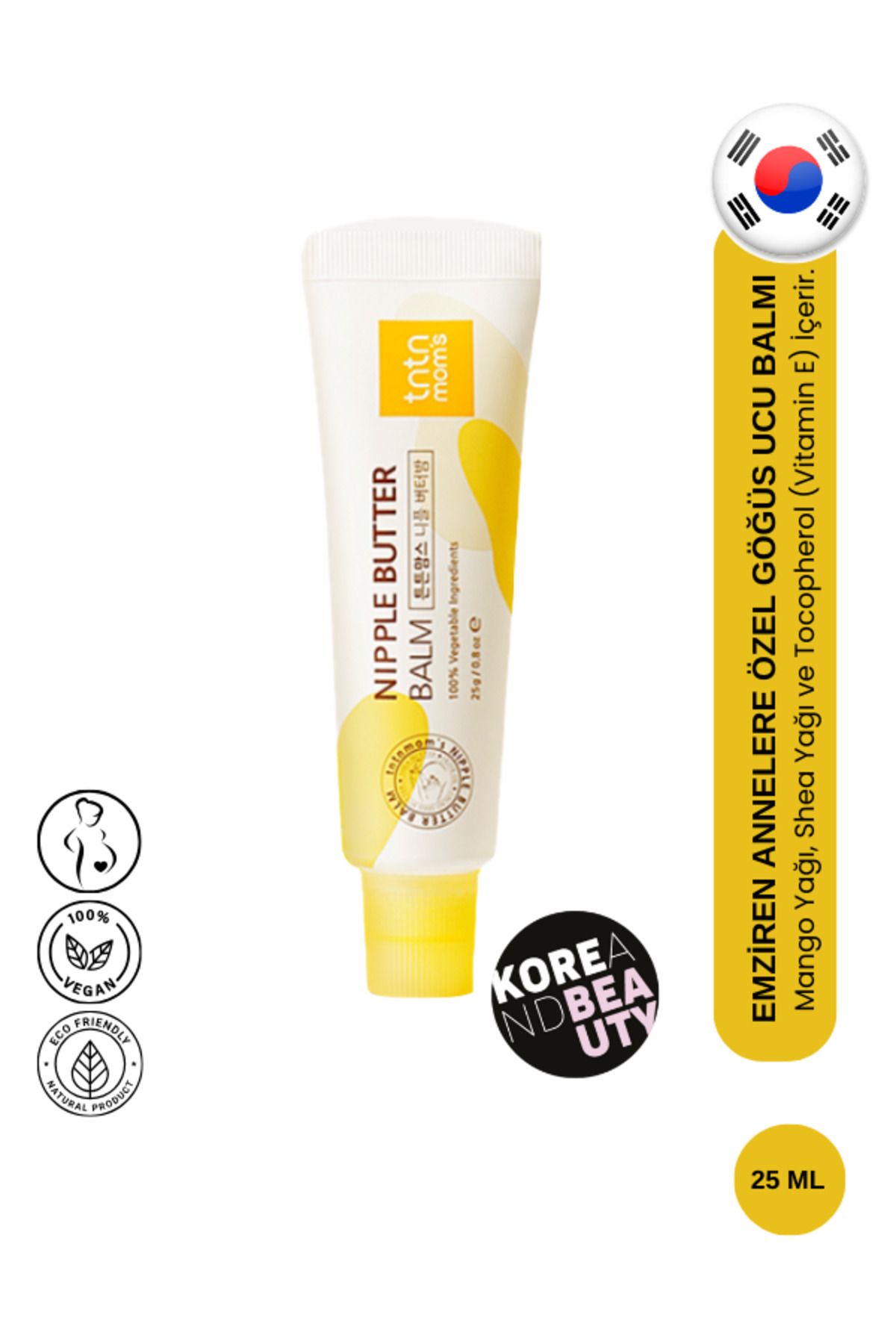 tntnmoms Tntnmom's Vegan Nipple Butter Balm | Nemlendirici Göğüs Ucu Balmı 25g