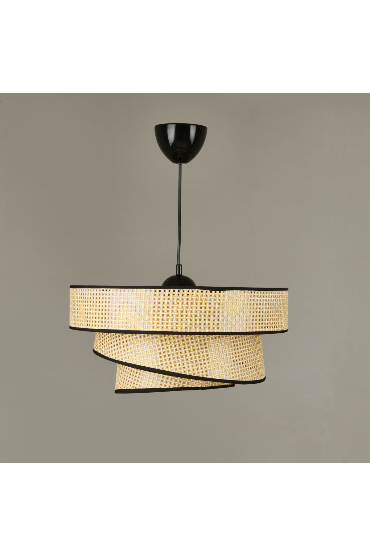 Nisa Luce Siyah Biyeli 3 Katlı Pasta Sarkıt - Krem - 70x40x40 cm
