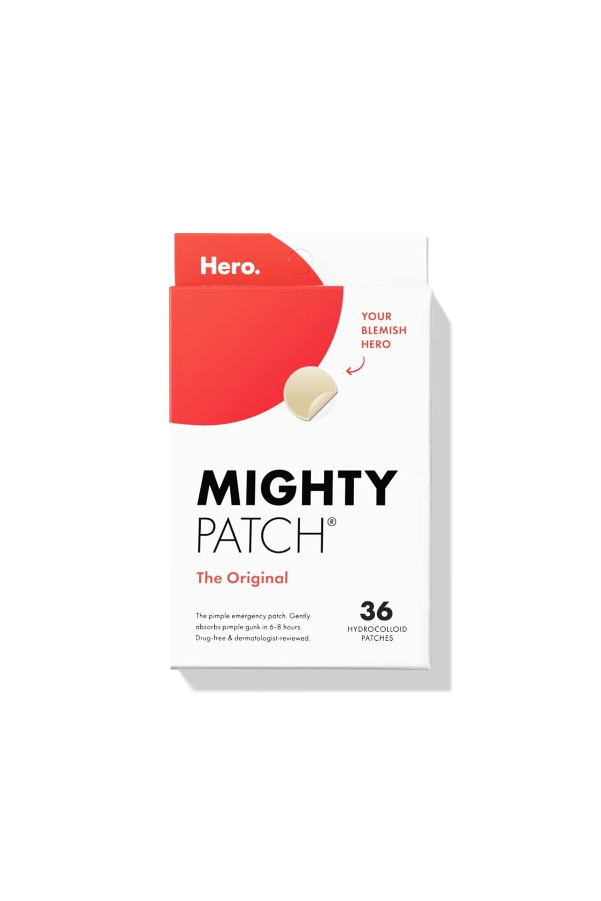 Mighty Patch-Hydrocolloid Acne Pimple Patch by Hero Cosmetics - Vegan, Cruelty-Free (36 Count) 1