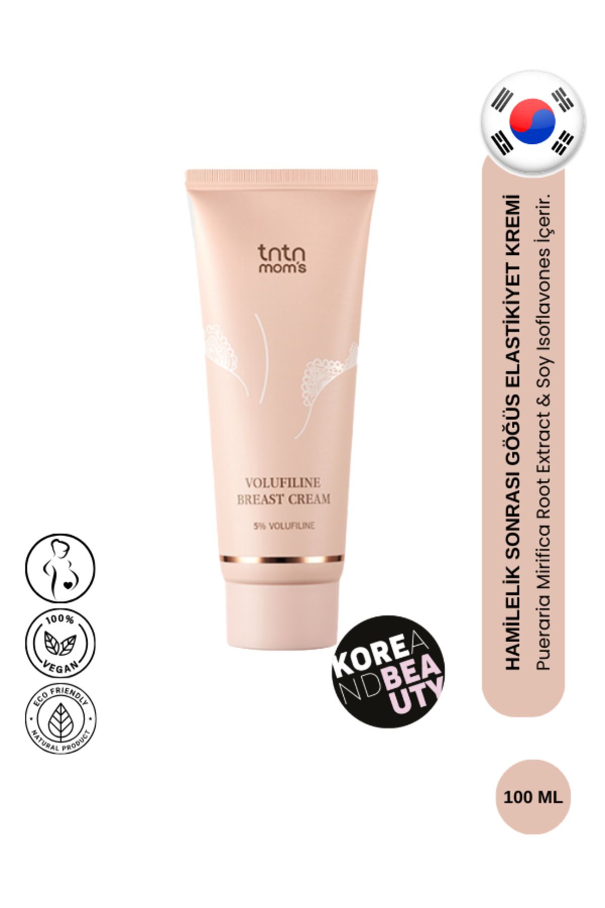 tntnmoms tntnmom's Volufiline Breast Cream 100ml Dolgunlaştırıcı Sıkılaştırıcı Bakım Kremi