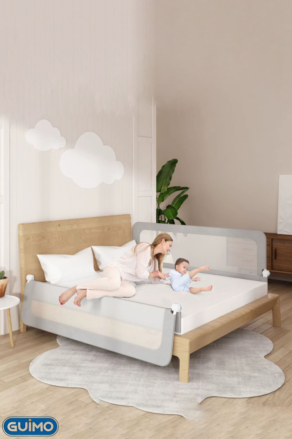 GUİMO-Baby Safety Bed Barrier 150cm 2