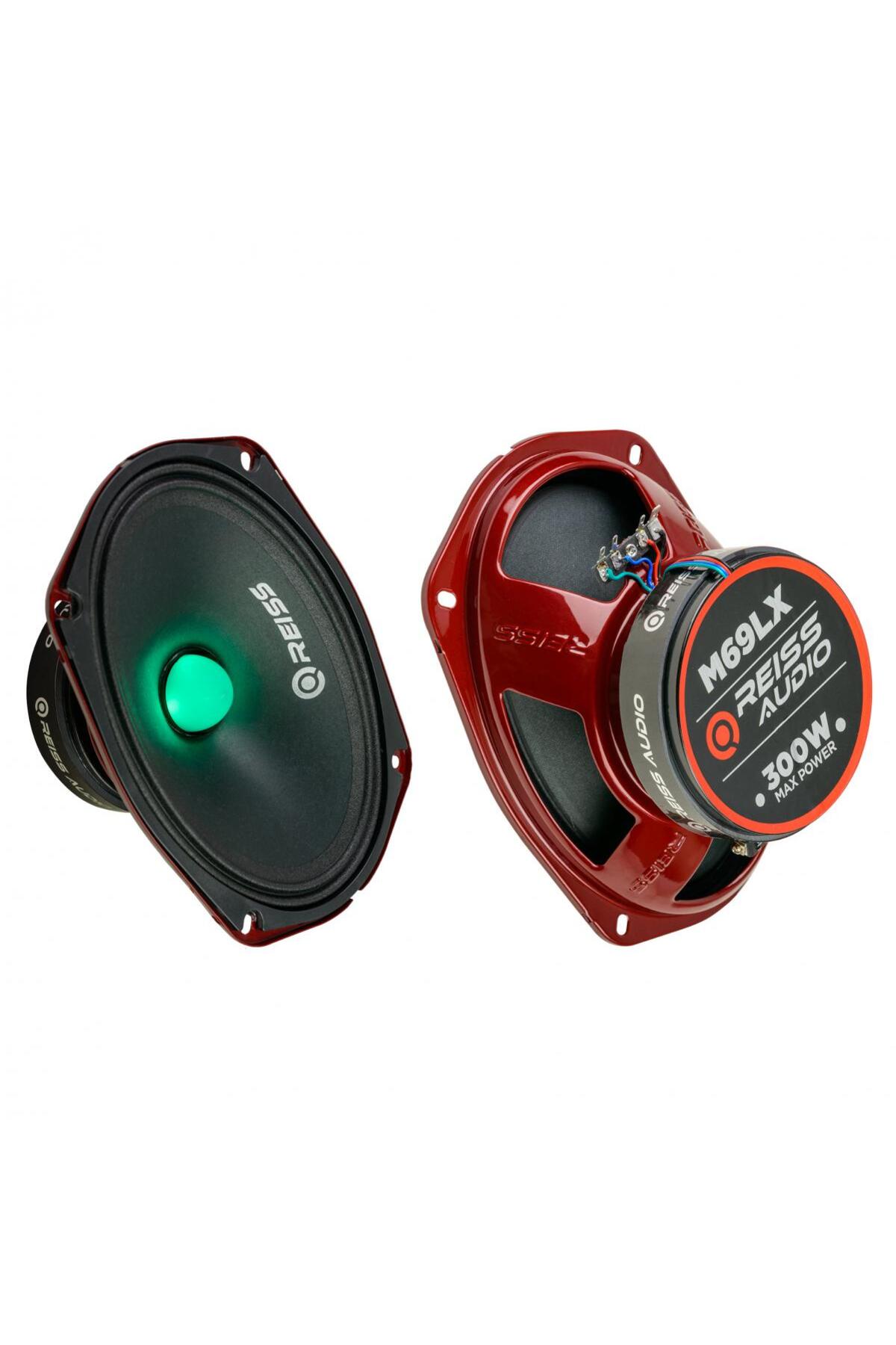 REISS AUDIO RS-M69LX OVAL MİDRANGE LEDLİ 300 WATT MAXİMUM POWER