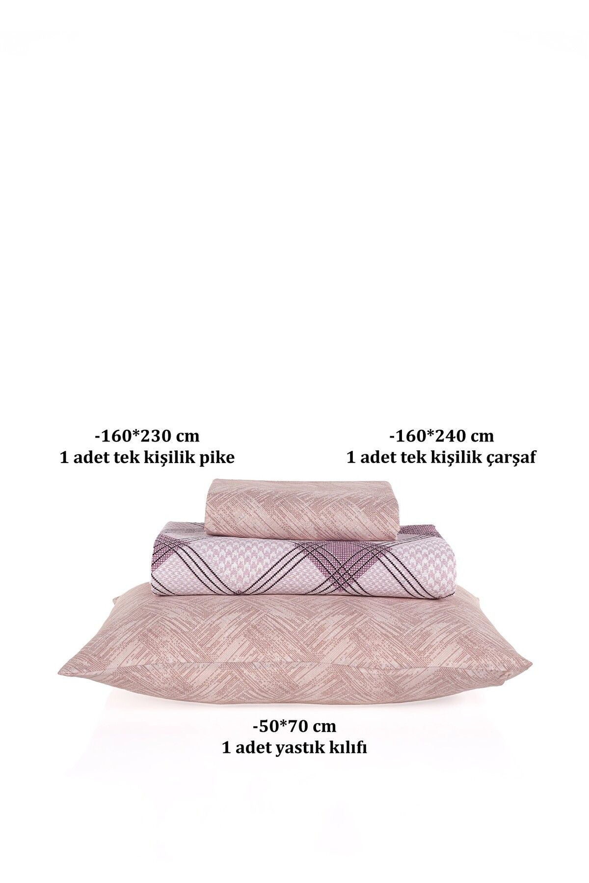 Evim-Sorentek Personality Pique Set 160X230 cm Light Lilac 4
