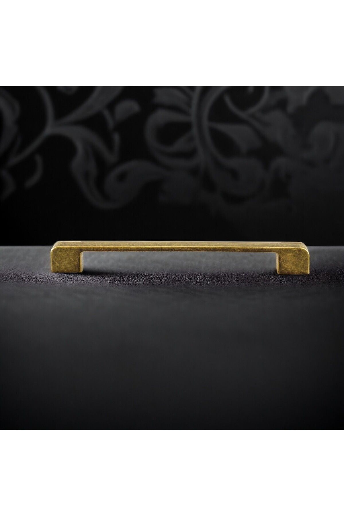 Badem10-Radus Antique Antique Galben 256 Mm Mobilier Metal Sertar Bucătărie Mâner Dulap Mâner Mânere 10 Buc 5
