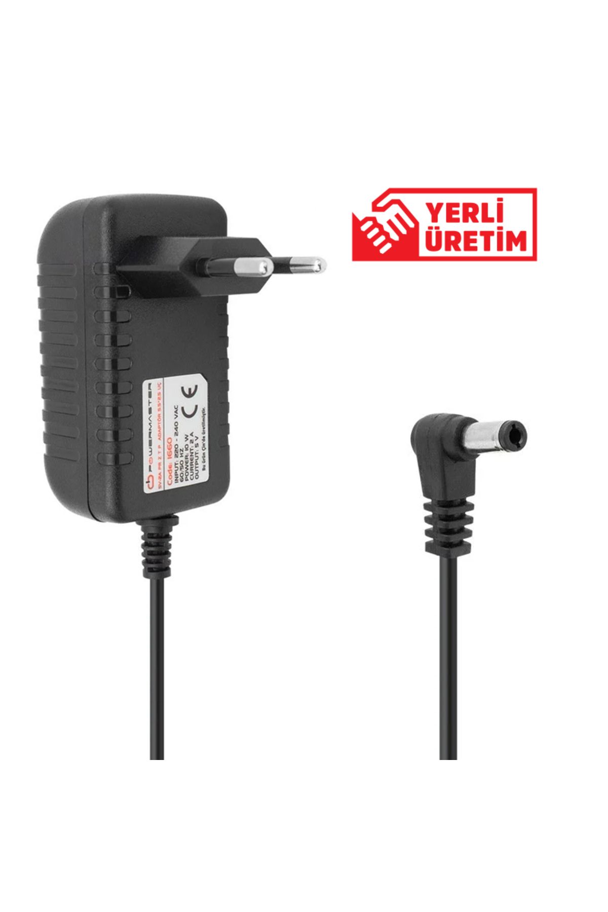 robotrend Powermaster 34.Ma.0030 5 Volt- 2 Amper - 10 Watt 5.5*2.5 Mm Düz Uçlu Uyumlu Priz Tipi Adaptör