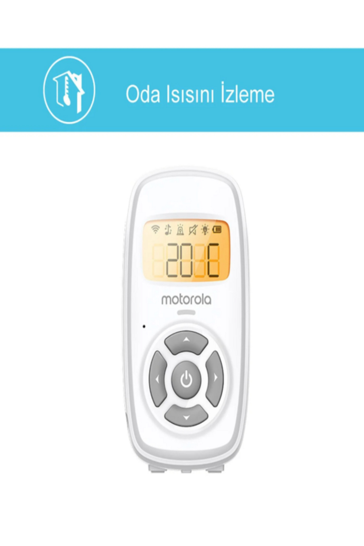 babydoor 107.024 Dijital Oda Isısı Göstergeli Pilli Bebek Telsizi fotoğrafı 3 (önizleme)