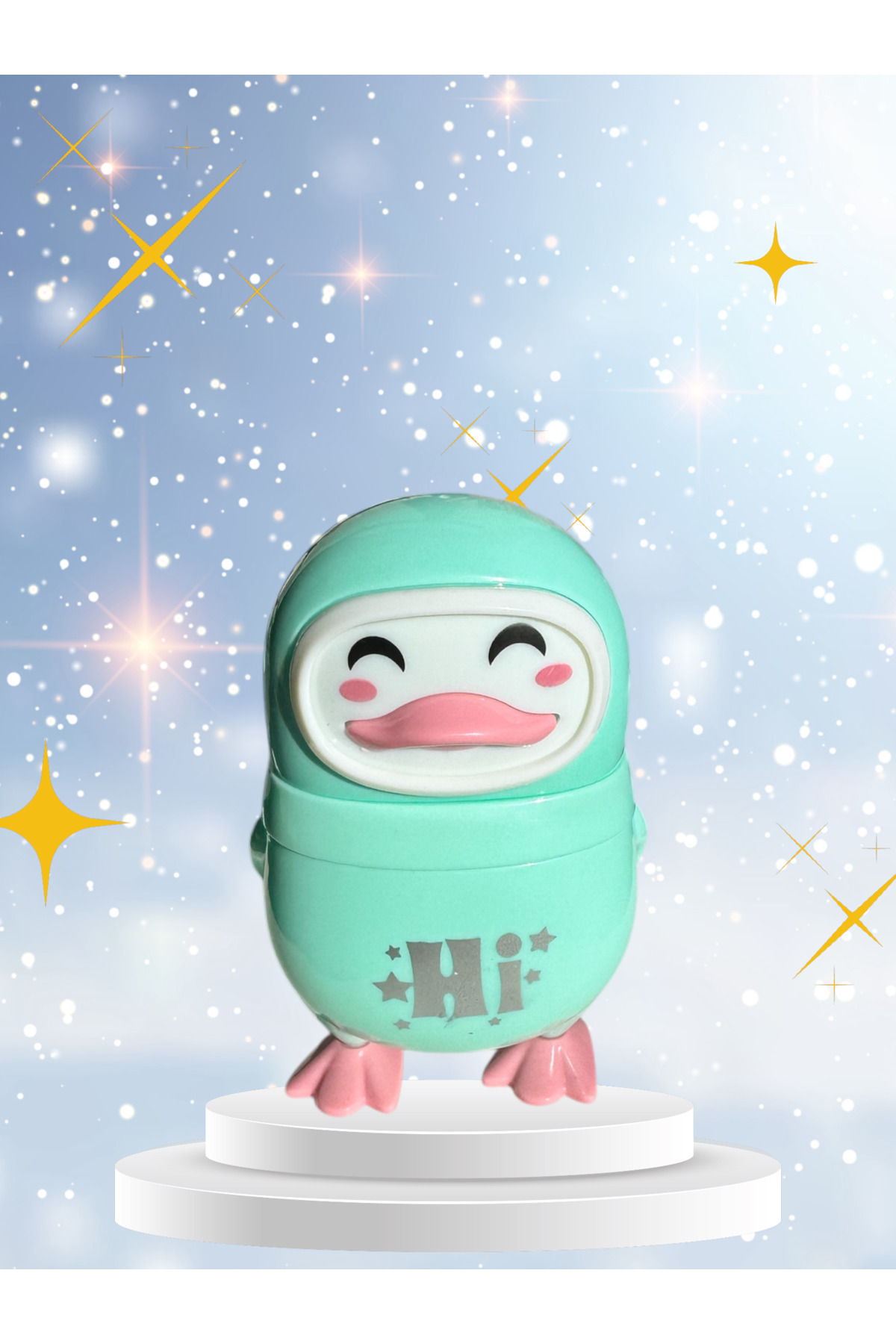 Polin Sevimli Penguen Silgili Kalemtraş