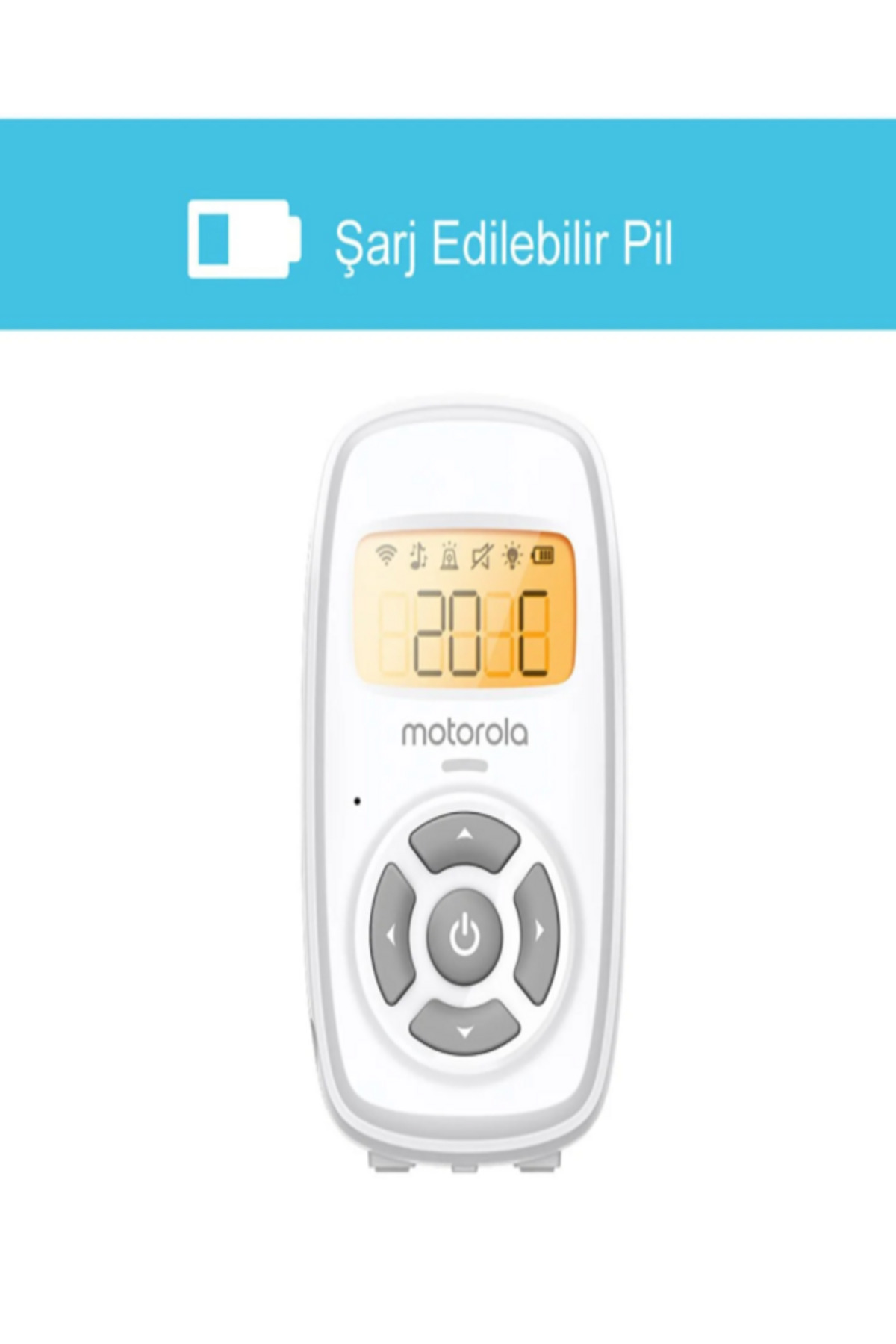 babydoor 107.024 Dijital Oda Isısı Göstergeli Pilli Bebek Telsizi fotoğrafı 6 (önizleme)