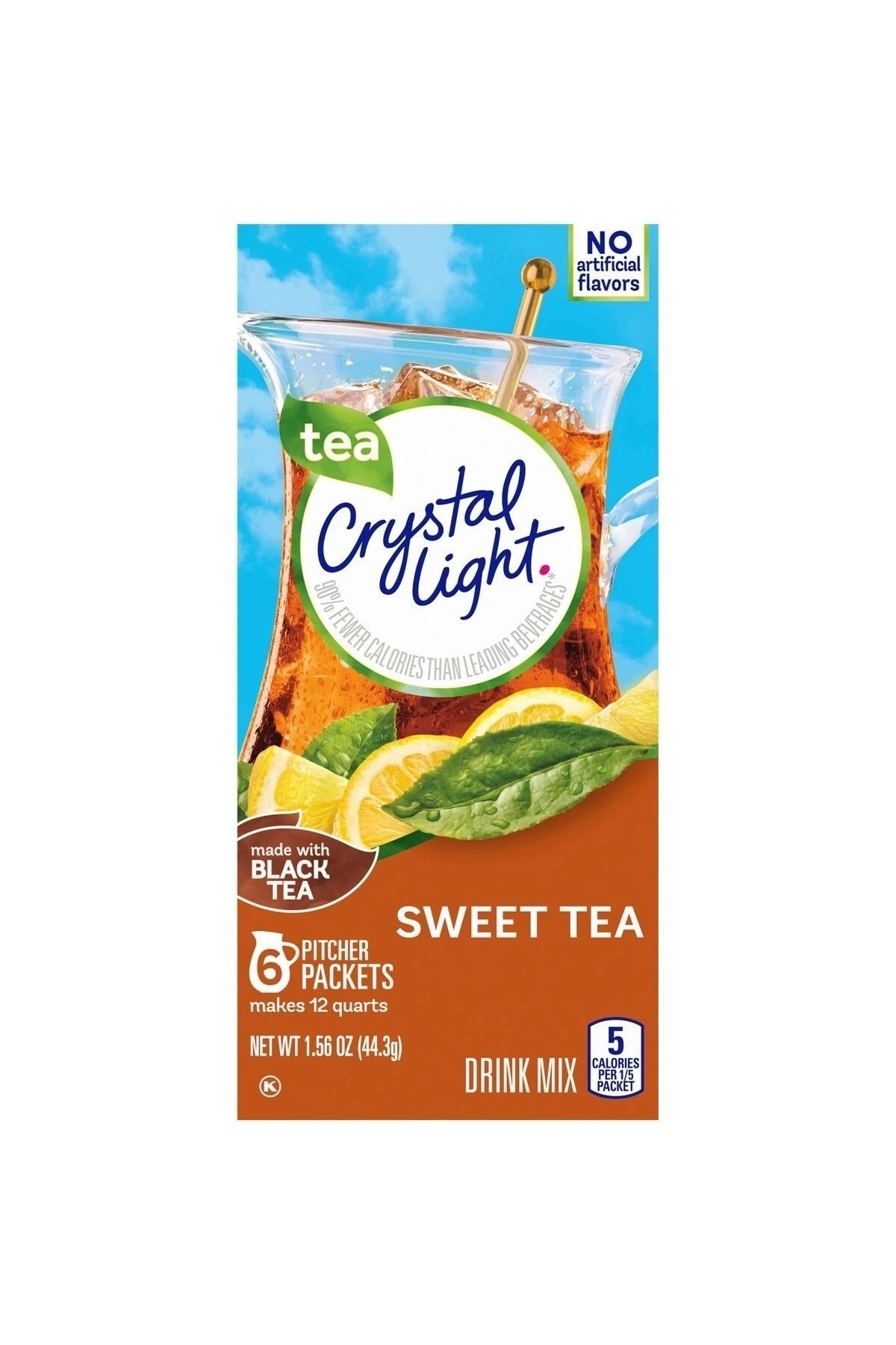 CRYSTAL Light Sweet Tea 6 Packets 44.3 gr