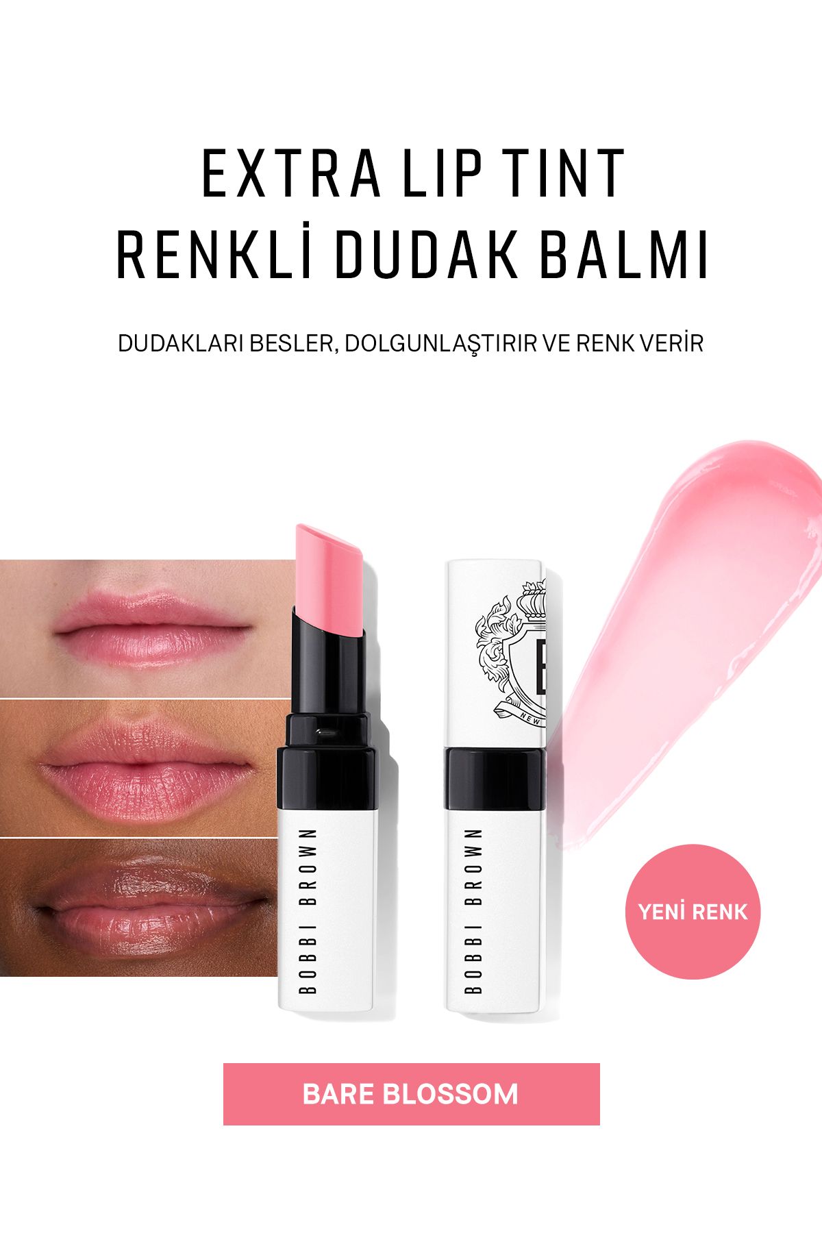 BOBBI BROWN Extra Lip Tint Renkli Dudak Balmı - Bare Blossom