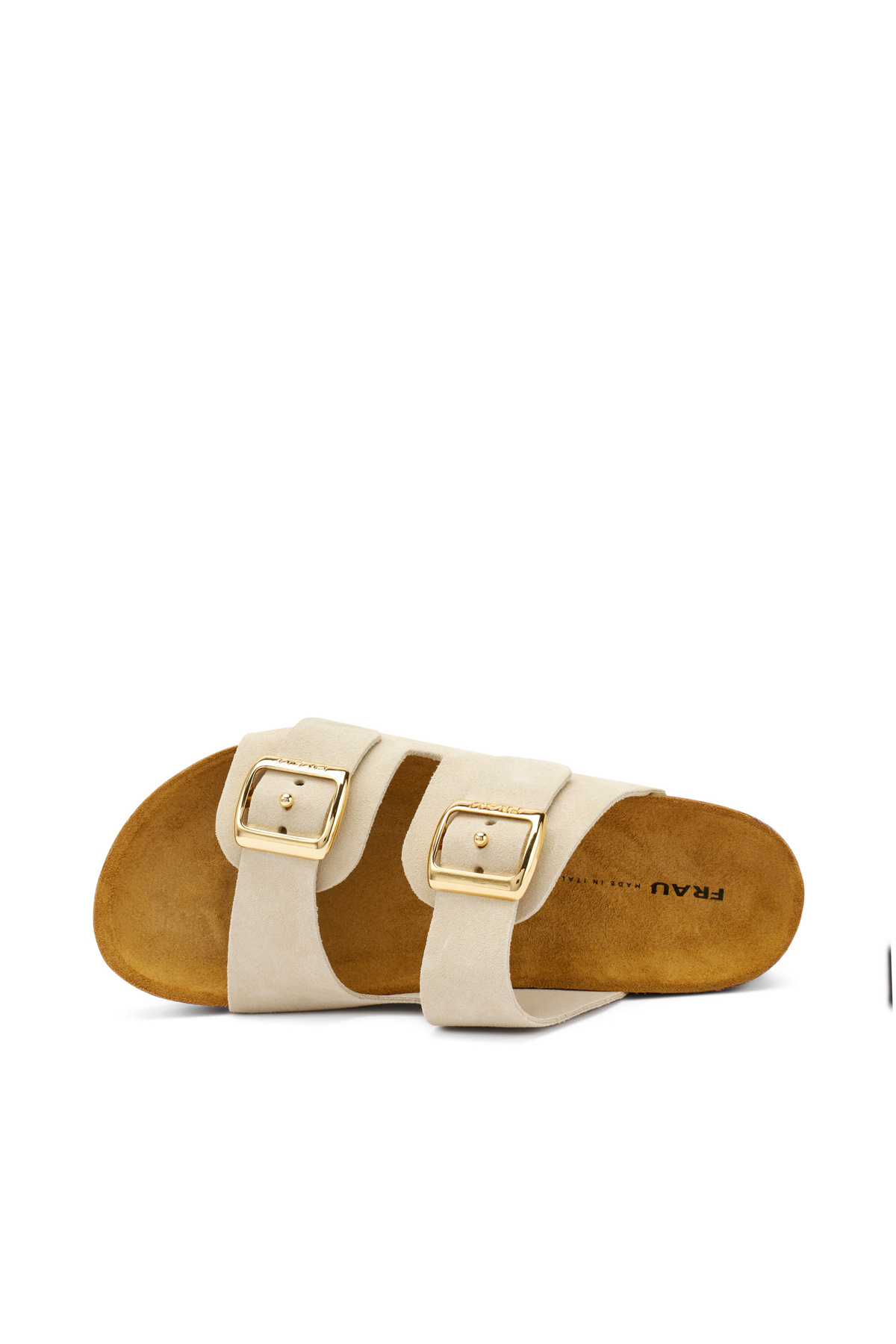 Frau-Women / Girls Slippers 17D8 Frau Velor-S Cappuccino (Taupe) 4