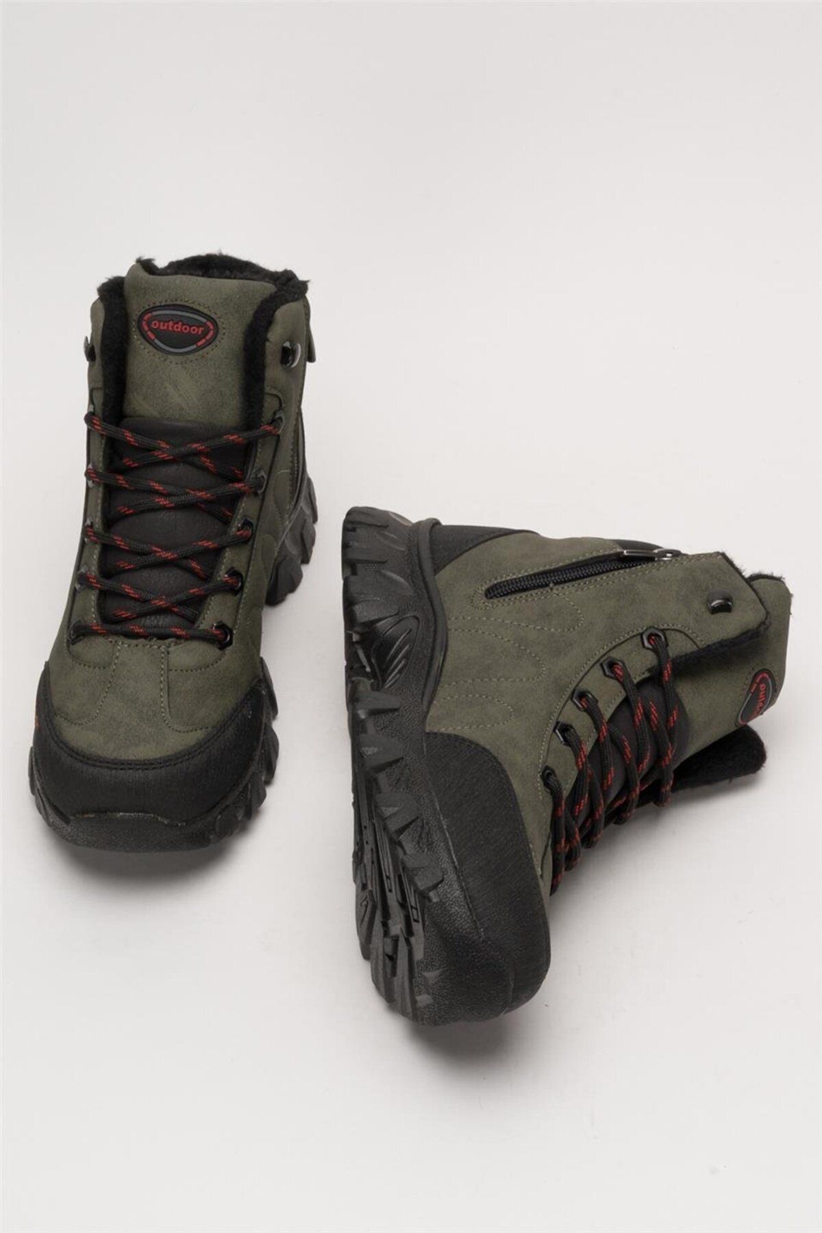 Liger-Cold Proof Unisex Long Outdoor Trekking Boots Παπούτσια Χακί 7