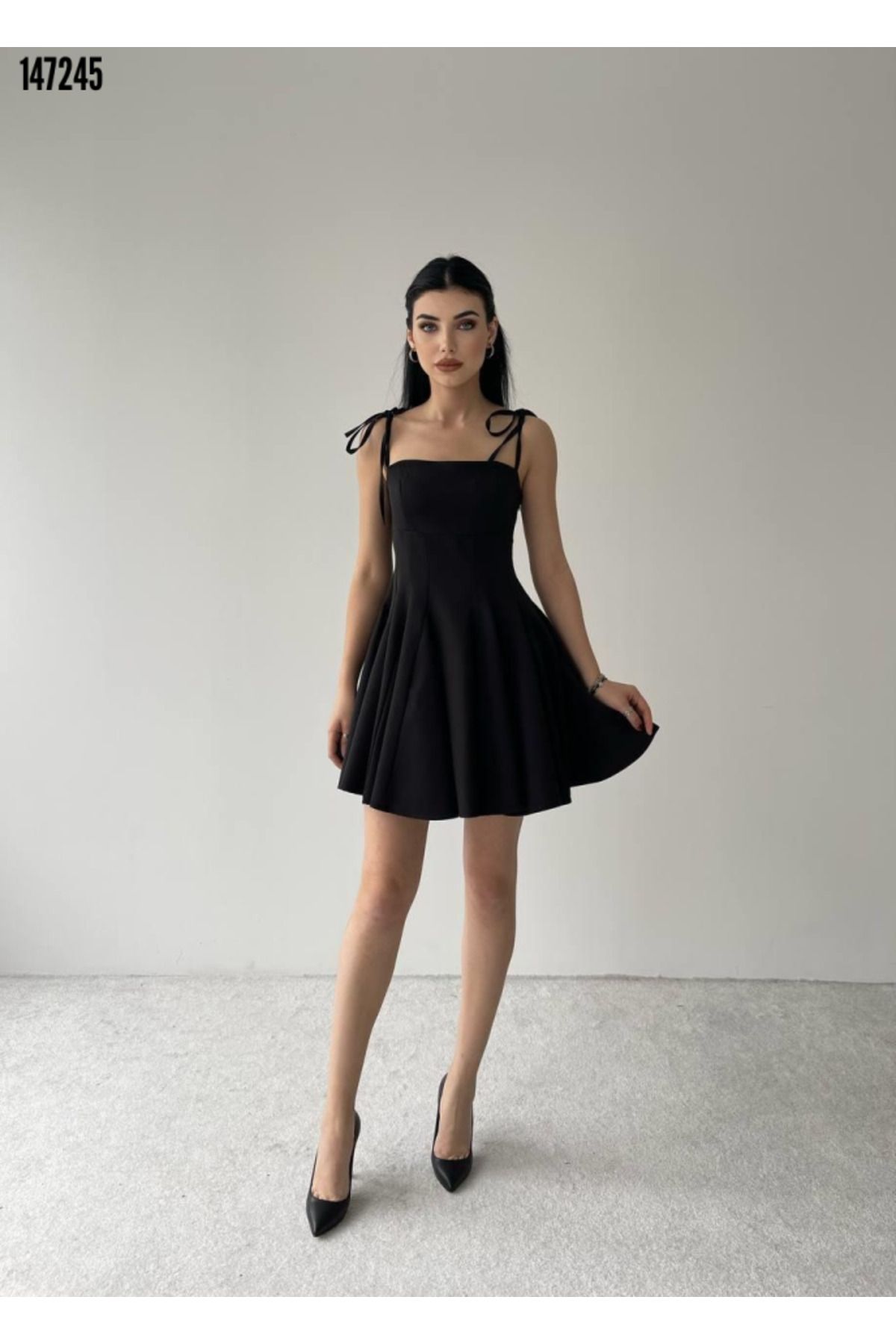 BZ Boutique-Strappy Mini Clara Dress 4