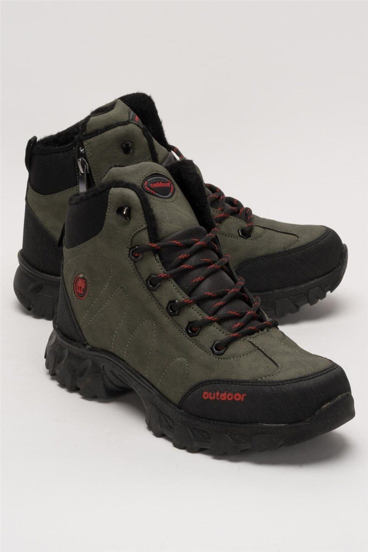 Liger-Cold Proof Unisex Long Outdoor Trekking Boots Παπούτσια Χακί 2