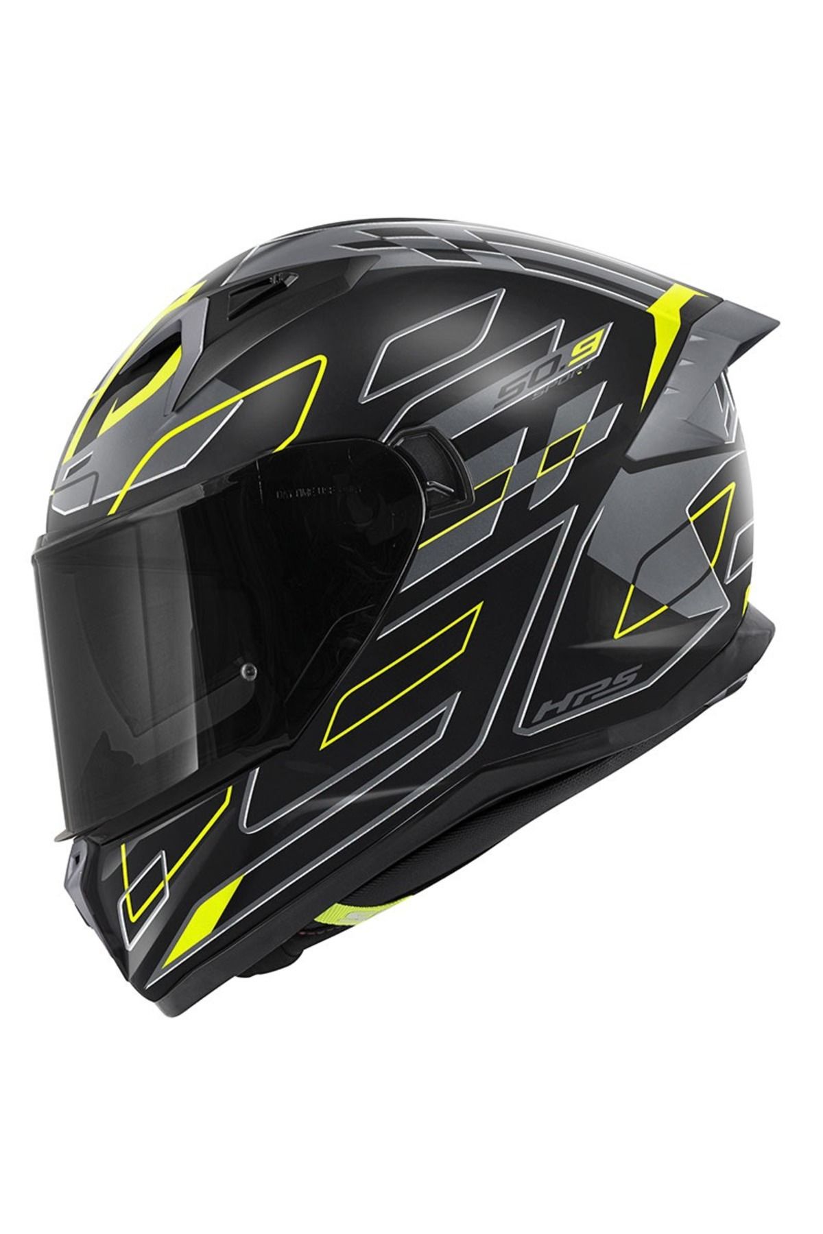 Givi Gıvı 50.9 Assault Kapalı Kask Mat Siyah Gri Neon Sarı