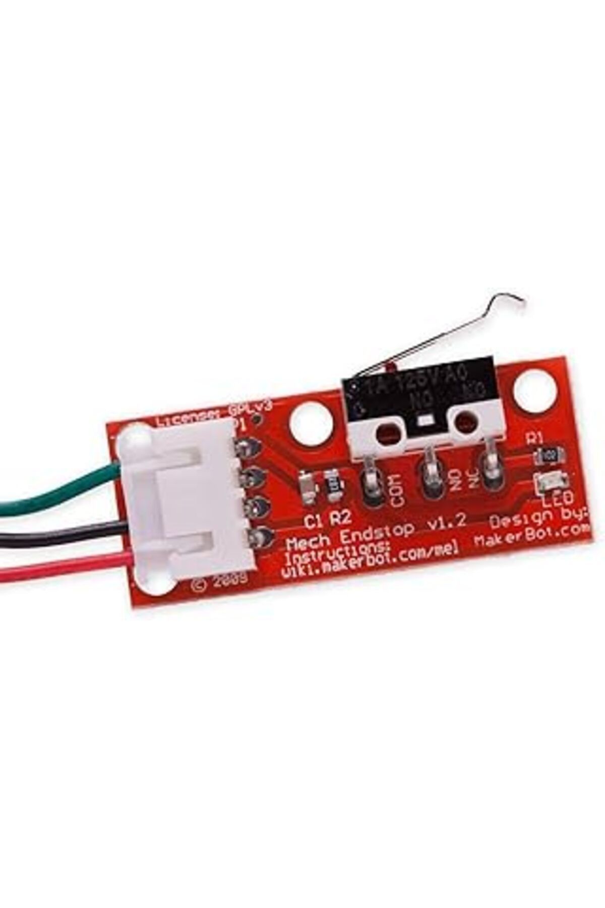Mu Art 3D Printer Limit Switch Mekanik Modul Endstop Switch 3 Pinli 50 Cm