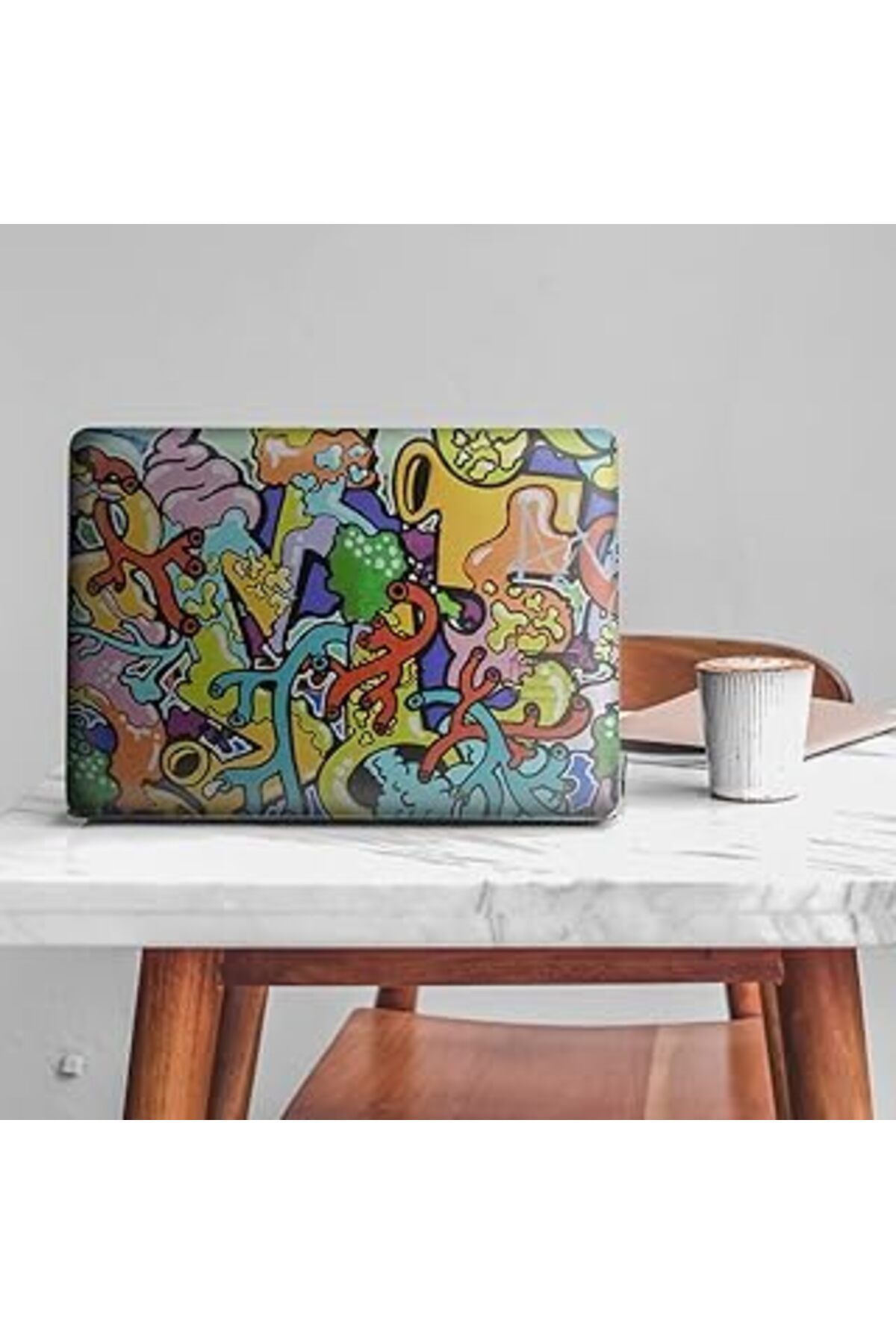 Mu Art Artikel Karmasik Grafiti Duvari Notebook Sticker