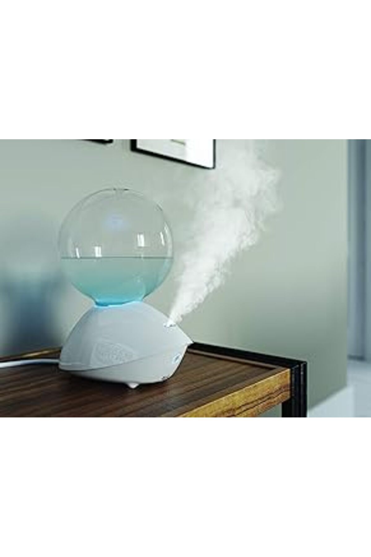 Mu Art Ahşap Airfree Orb Oda Hava Nemlendirici, Beyaz