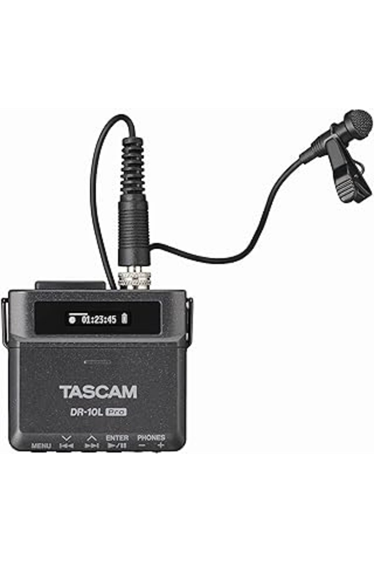 Pazarcan Tascam Dr-10L Pro 32-Bit Yüksek Çözünürlüklü Yaka Mikrofonu Ve Dijital Ses Kaydedici – Siyah