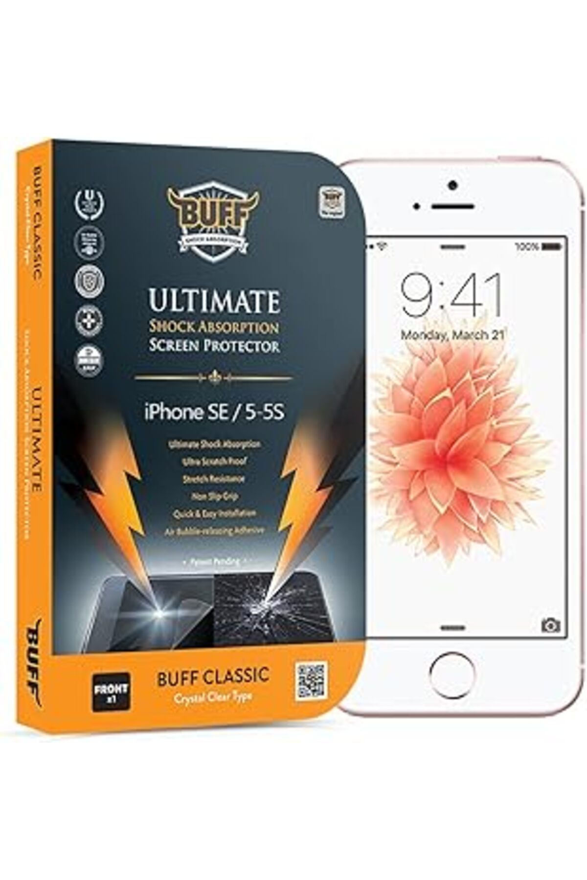 Pazarcan Buff Iphone 5 / 5S / 5Se Ekran Koruyucu