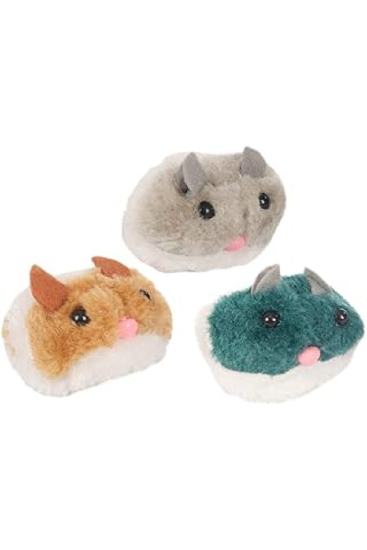 Mu Art Karlie Titreyen Peluş Fare 7 Cm 12 Li