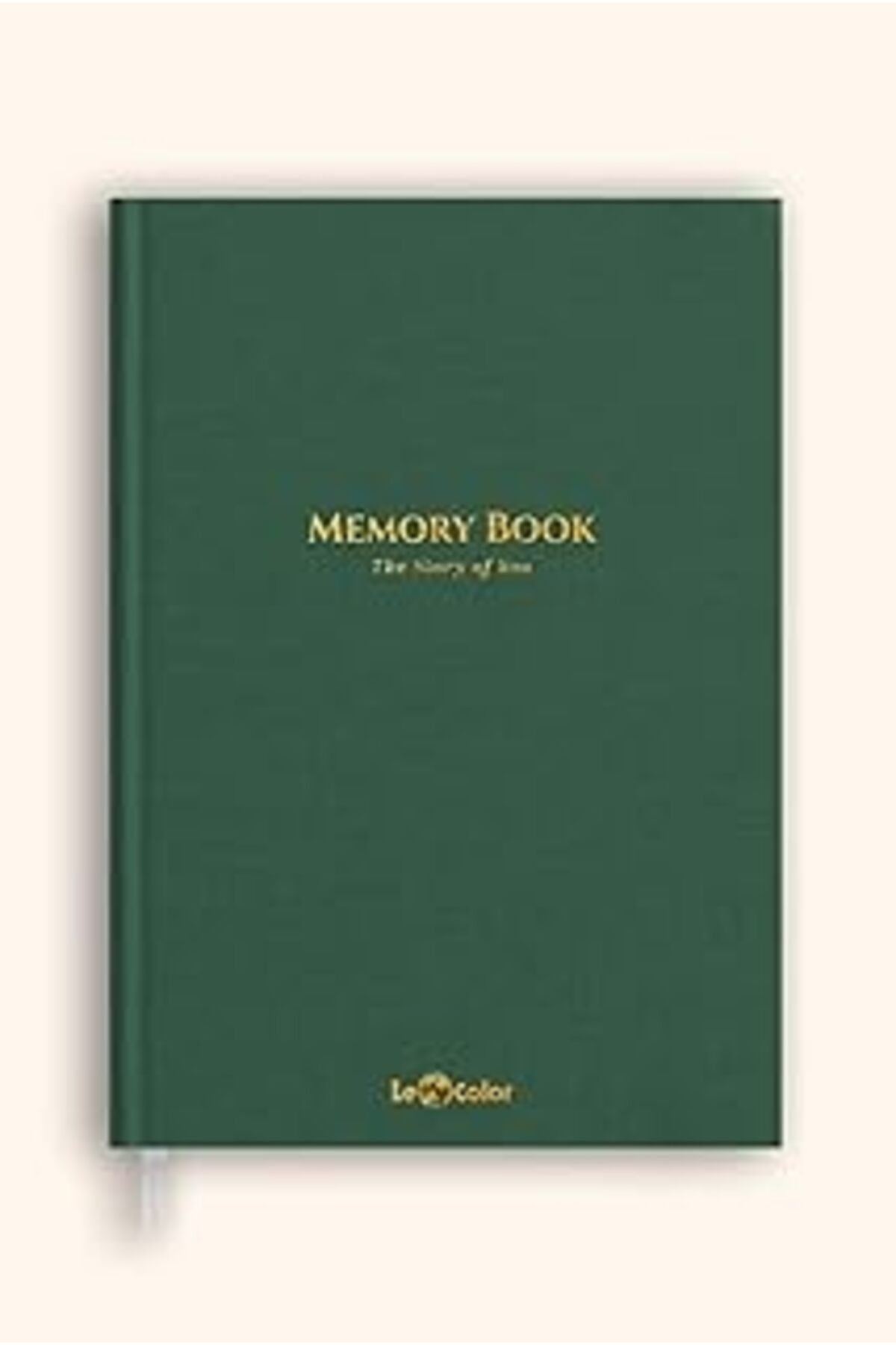 Mu Art Le Color Memory Book Keten Hatıra Defteri Altın Kenarlı Anı Albümü Yeşil