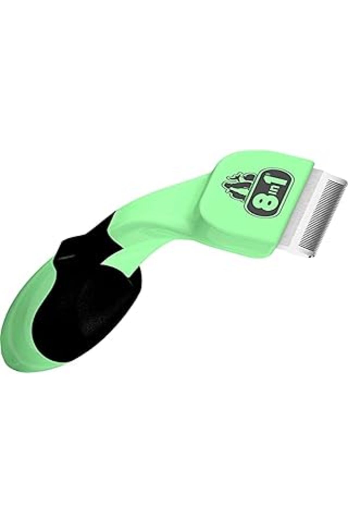 Mu Art Ahşap 8In1 Perfect Coat Deshedder Küçük Irk Köpek Tarağı, Kısa Ve Uzun Tüylü Köpekler İçin