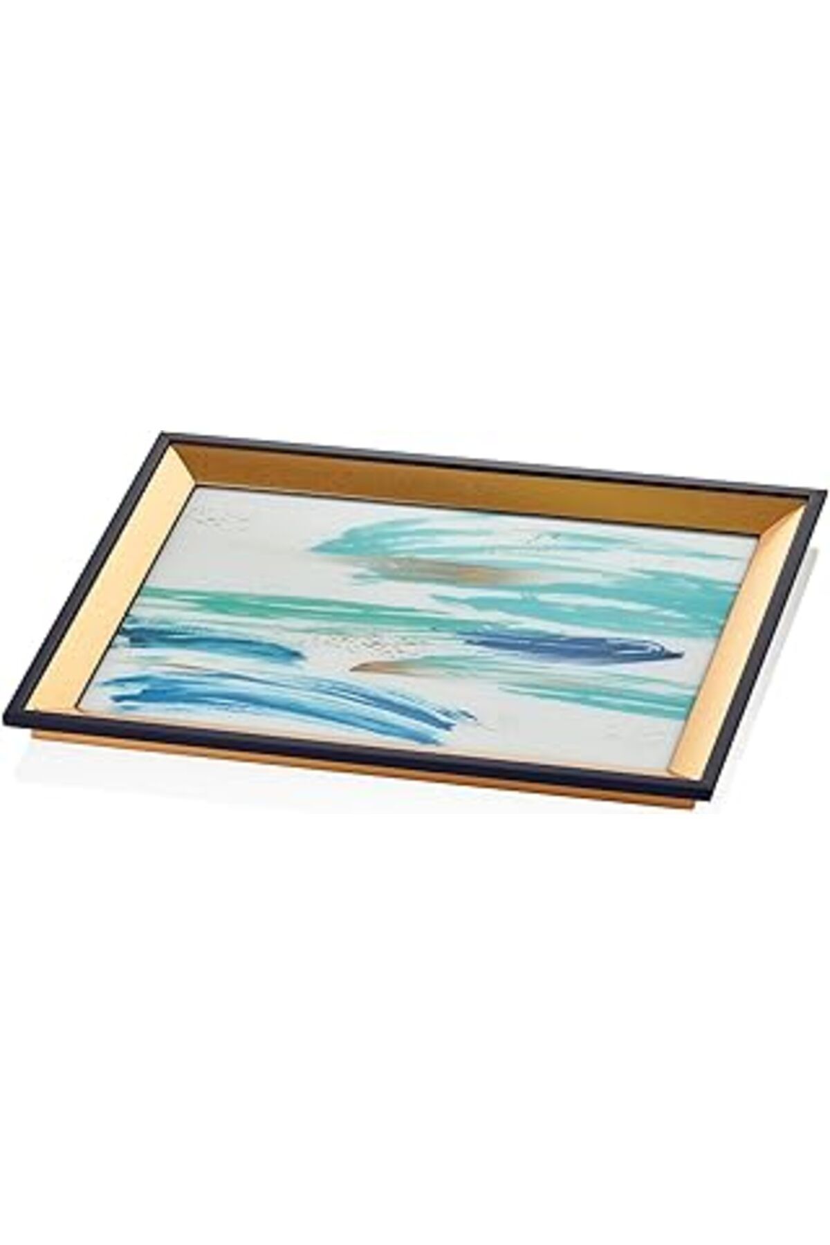 Mu Art Decorium Joy 47,5X37,5 Cm Dikdörtgen Ahşap Tepsi 9-03010193