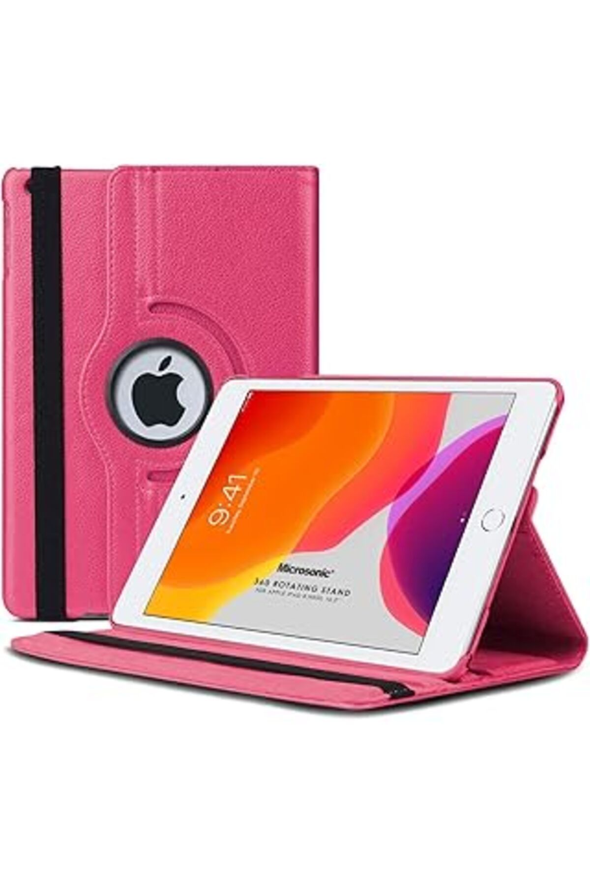 Mu Art Microsonic Apple Ipad 10.2'' 9. Nesil (A2602-A2604-A2603-A2605) Için Kılıf 360 Rotating Stand Deri