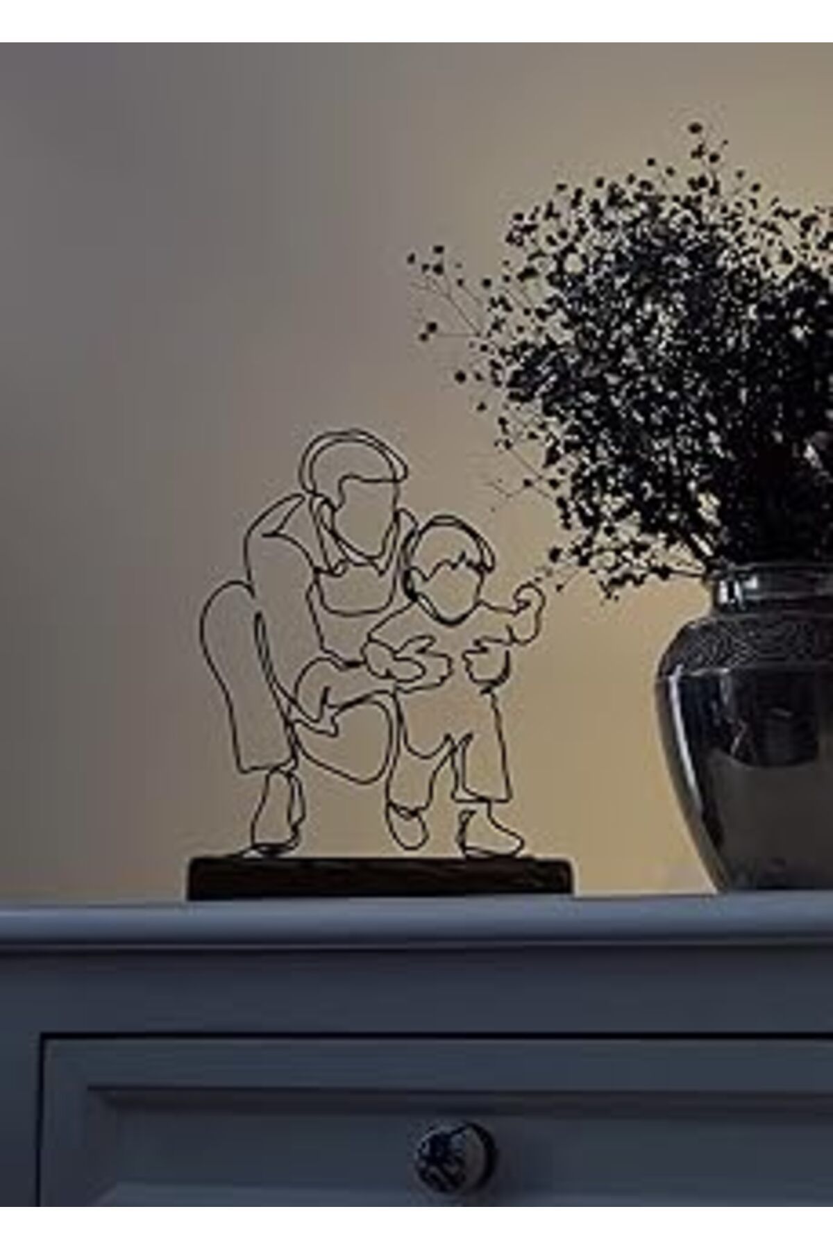 Mu Art Rumiart Dekoratif Obje - Baba Ve Oğlu