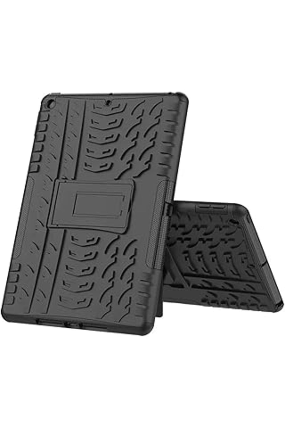 Mu Art Ipad Pro 11 Ile Uyumlu Kılıf 1.Nesil 2018 Lastik Dokusu Tpu+Pc Hibrit Stand Olabilen Standlı Ipad P