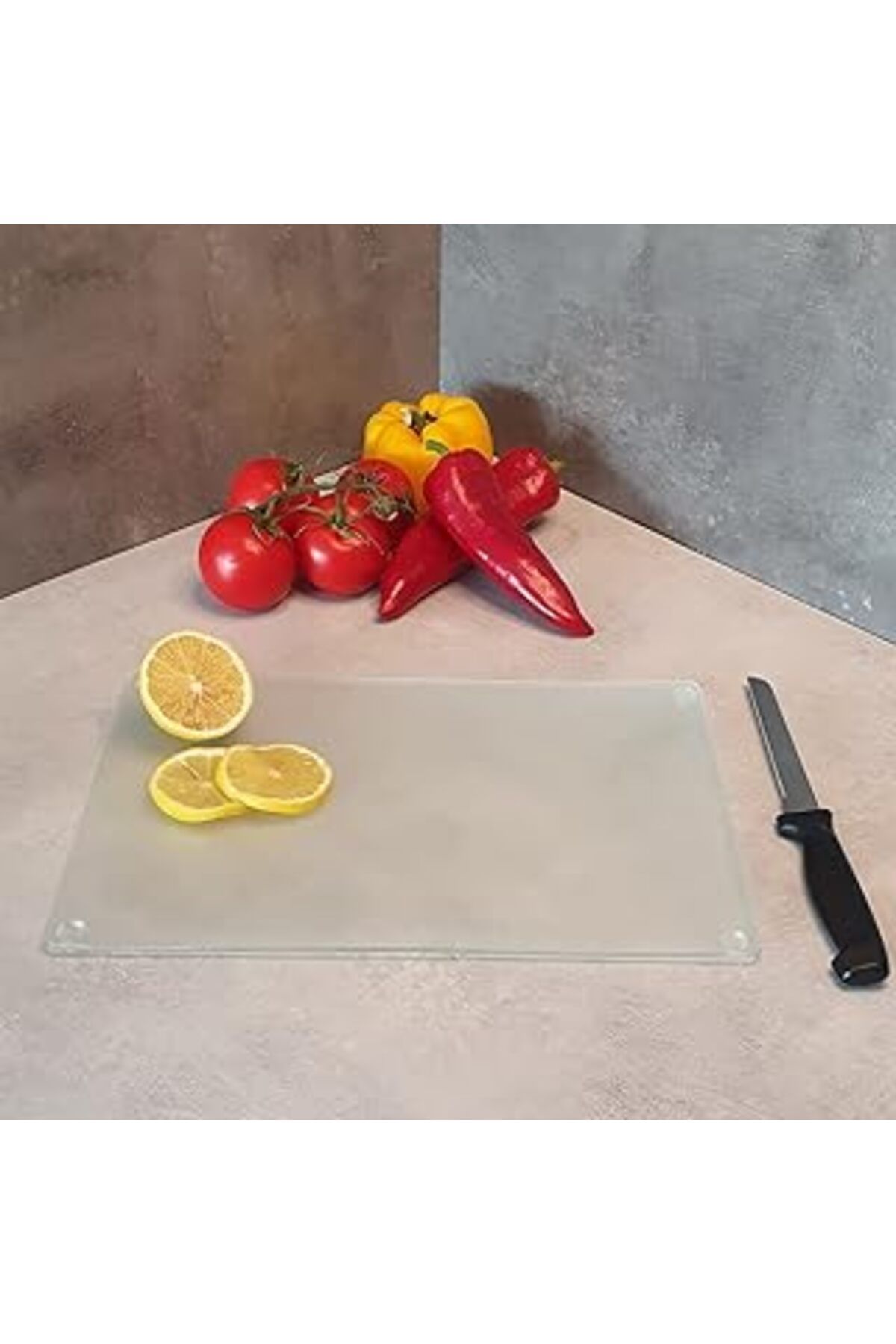 robotrend Decorita Cam Kesme Tahtası | Satina (20Cm X 30Cm)